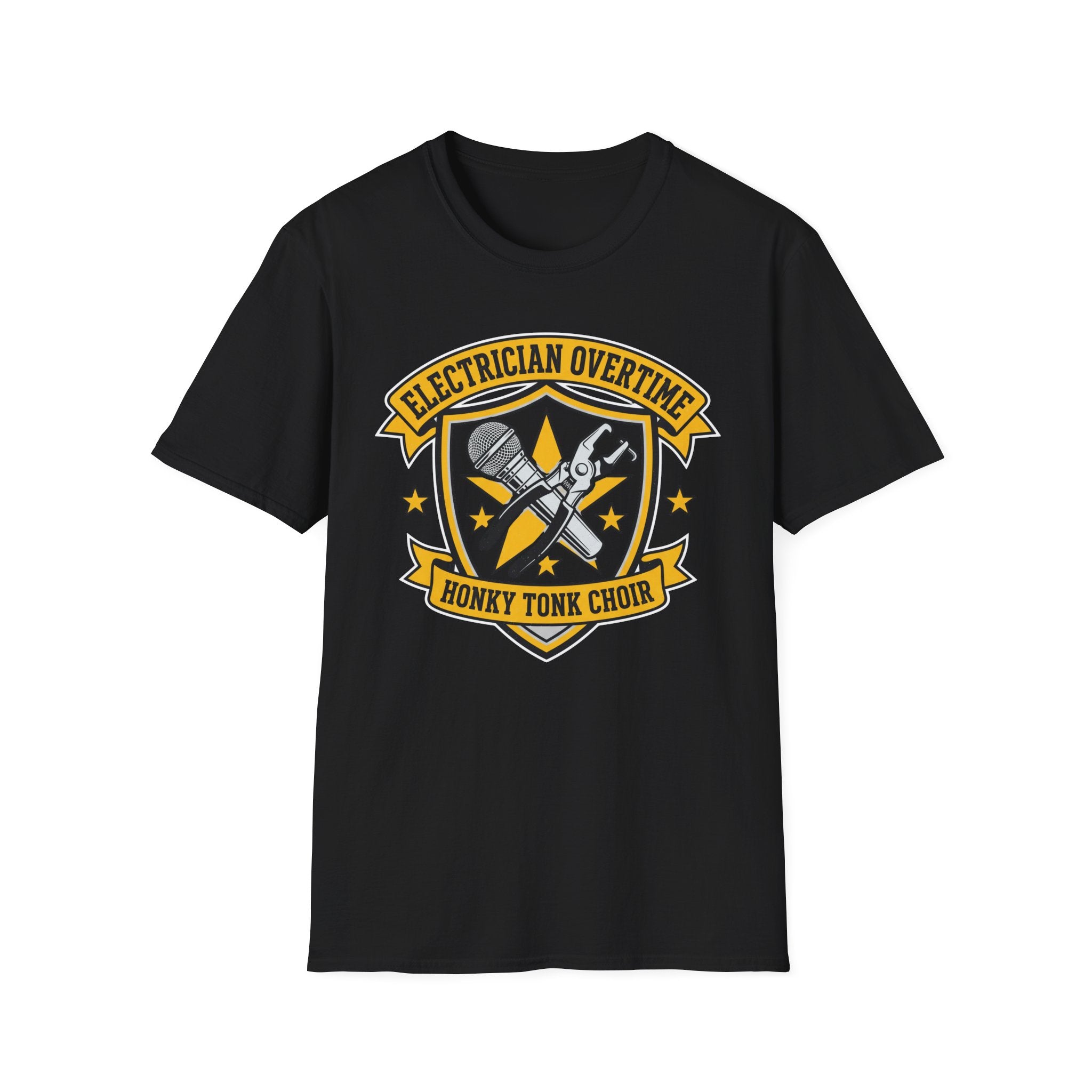 Electrician Overtime Honky Tonk Choir T-Shirt
