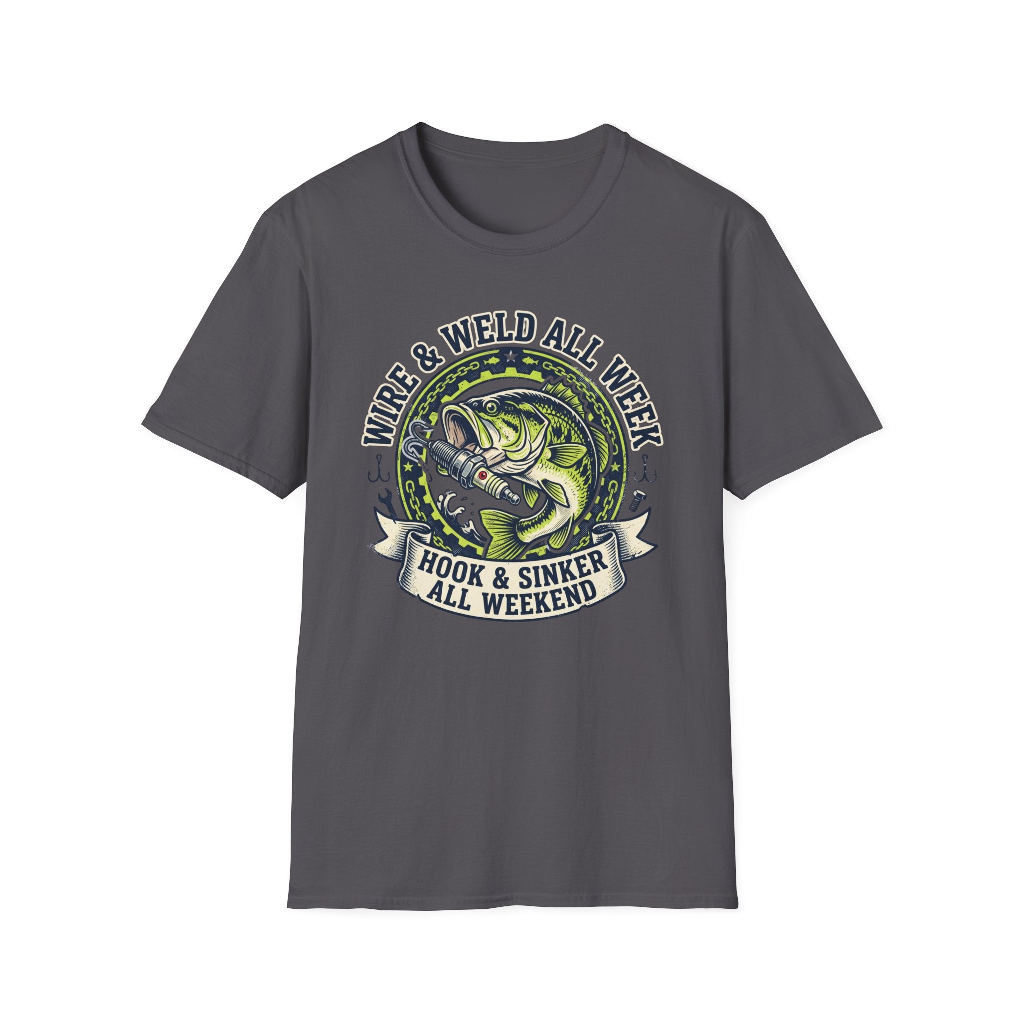 Wire & Weld All Week Hook & Sinker All Weekend T-Shirt