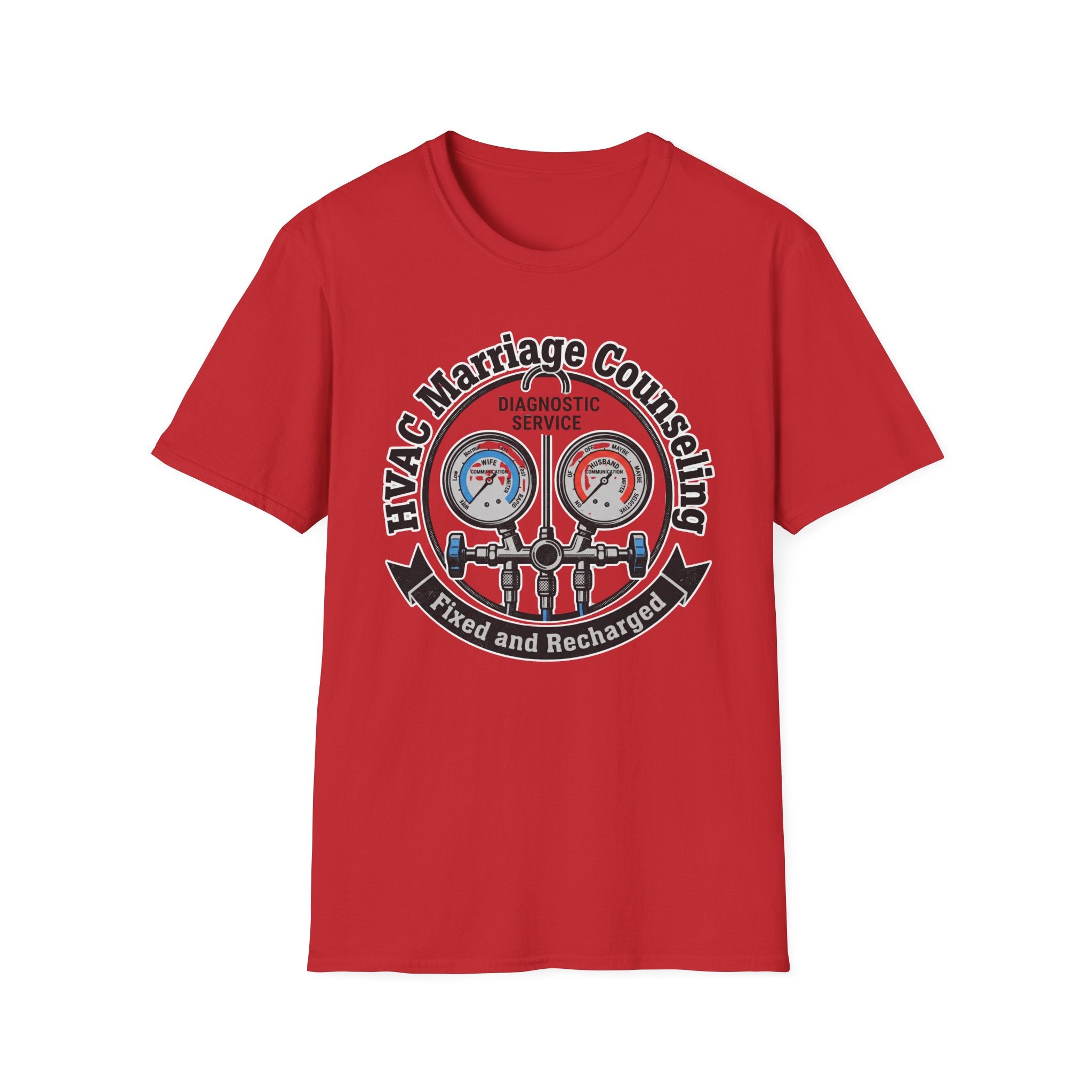 HVAC Marriage Counseling Fixed And Recharged T-Shirt