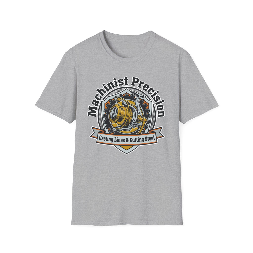 Machinist Precision Casting Lines & Cutting Steel T-Shirt