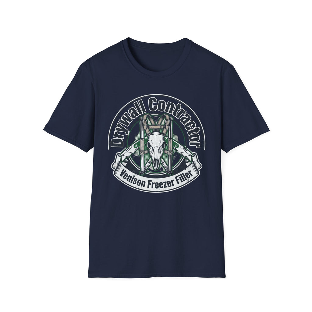 Drywall Contractor Venison Freezer Filler T-Shirt