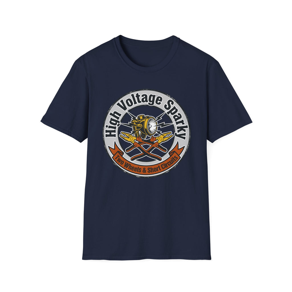 High Voltage Sparky Two Wheels & Short Circuits T-Shirt