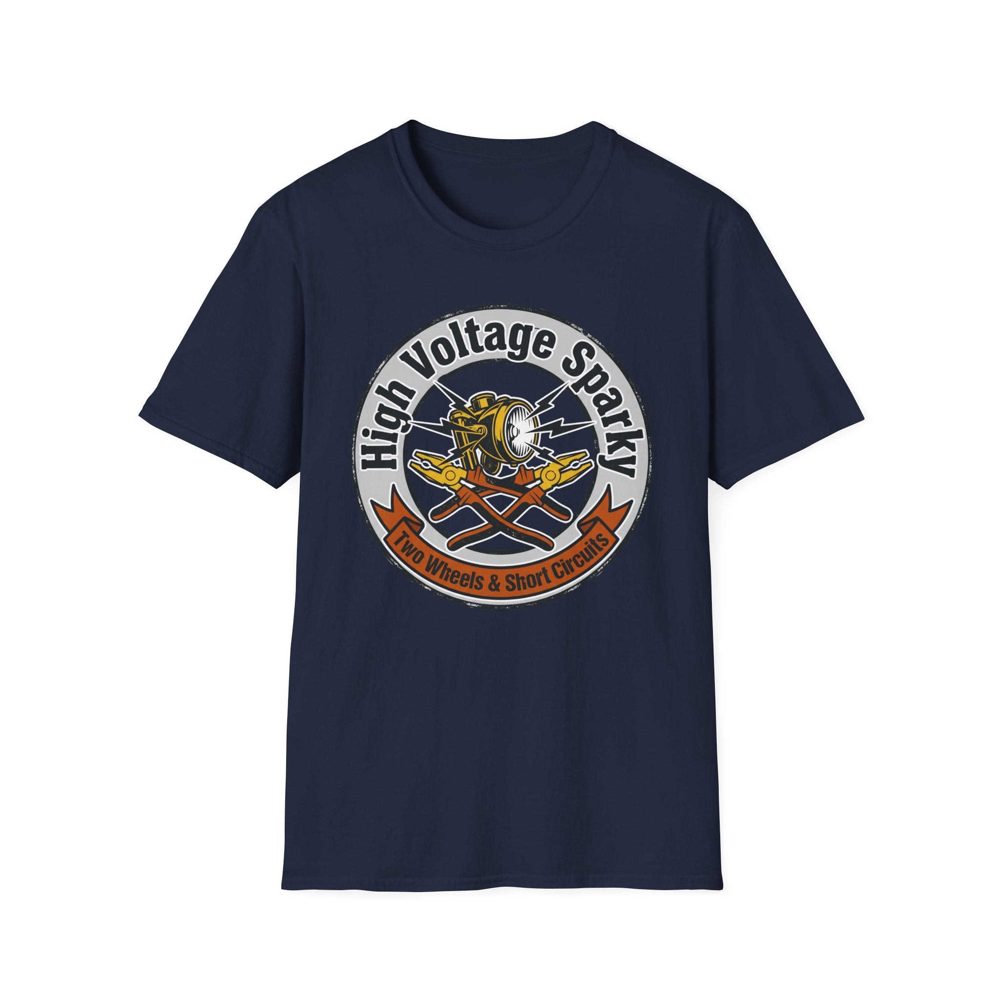 High Voltage Sparky Two Wheels & Short Circuits T-Shirt