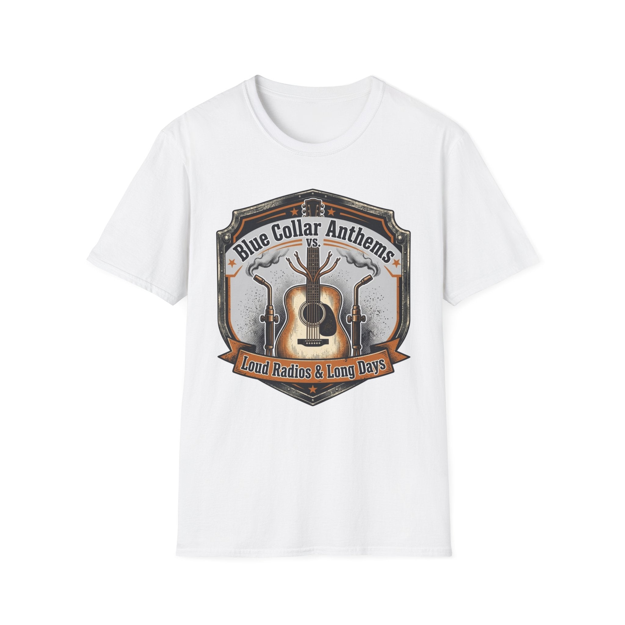 Blue Collar Anthems Loud Radios & Long Days T-Shirt