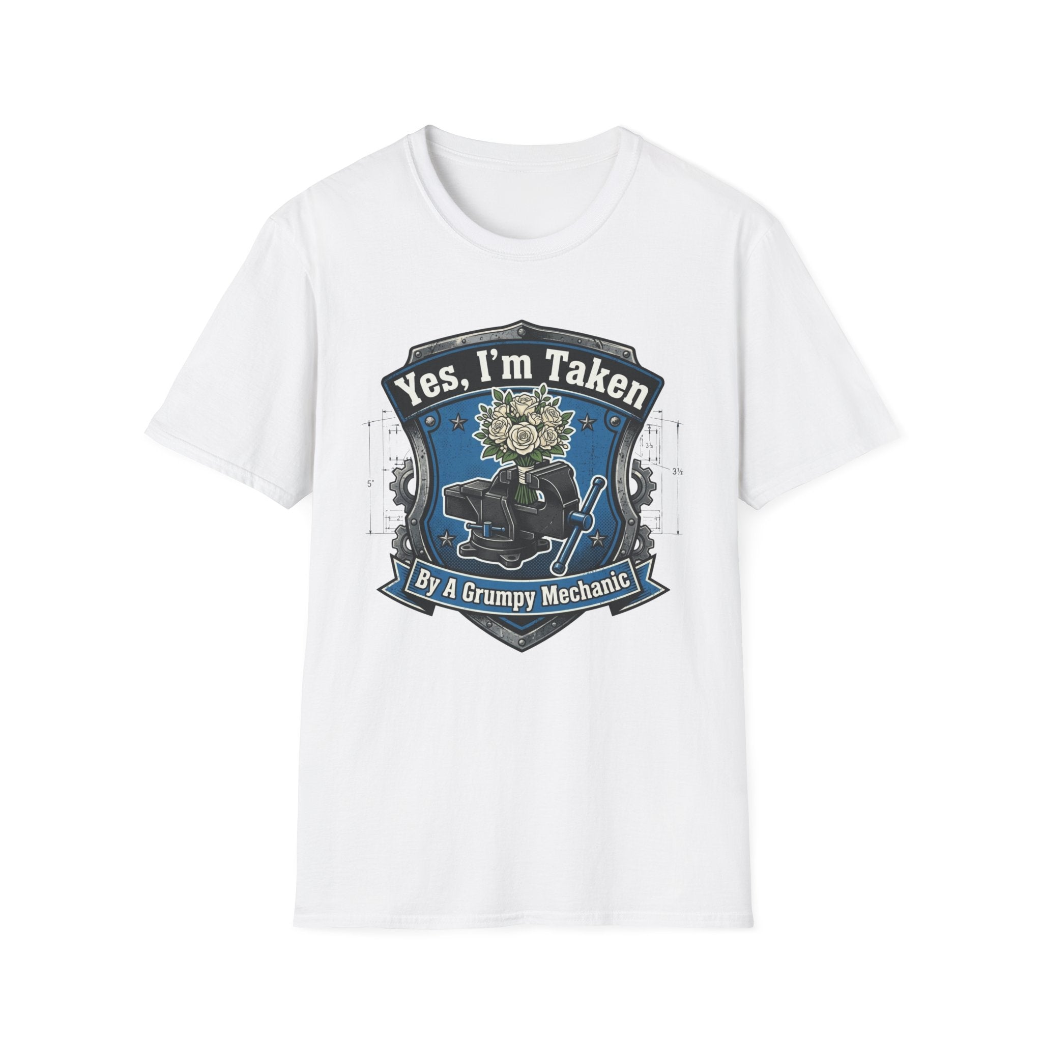 Yes Im Taken By A Grumpy Mechanic T-Shirt
