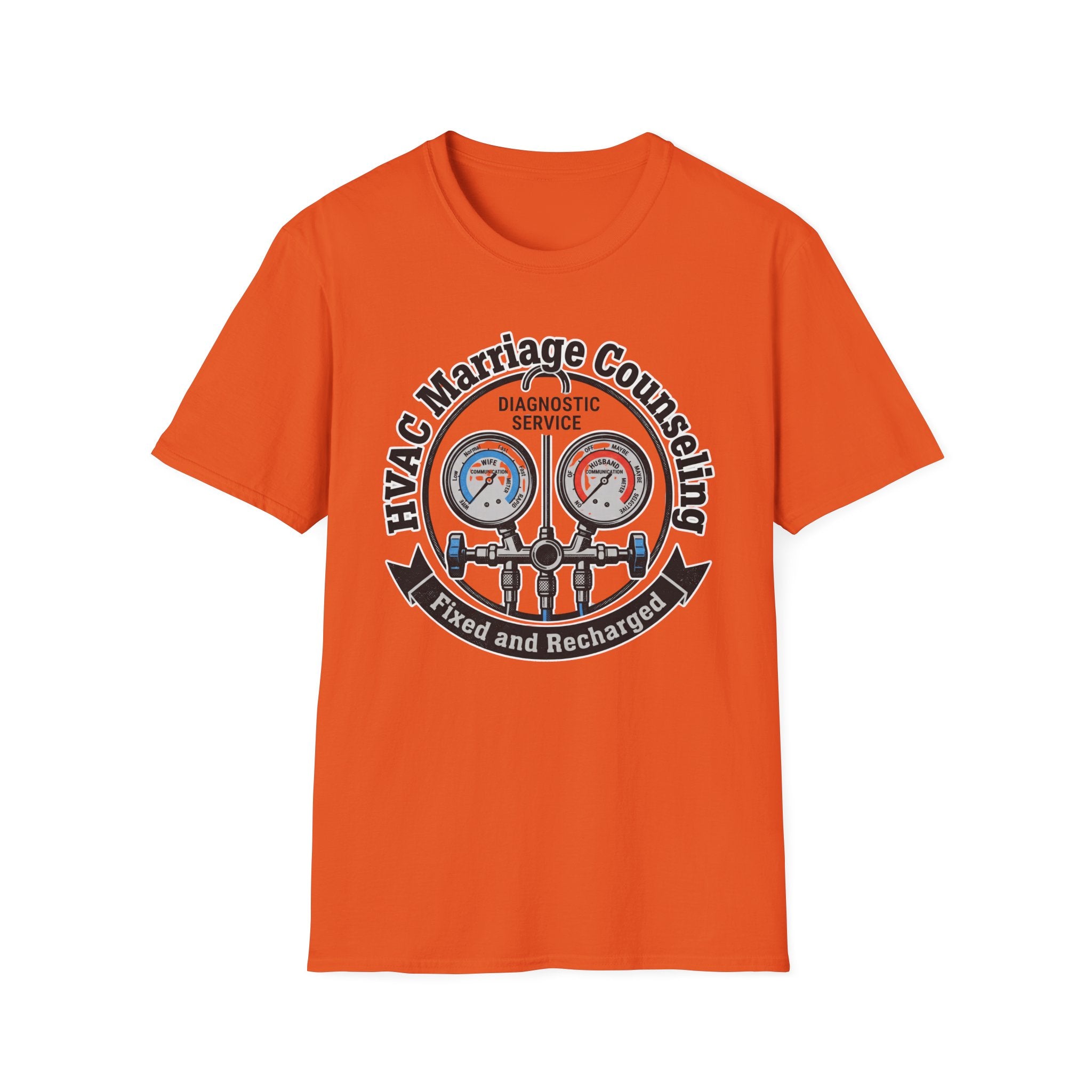 HVAC Marriage Counseling Fixed And Recharged T-Shirt