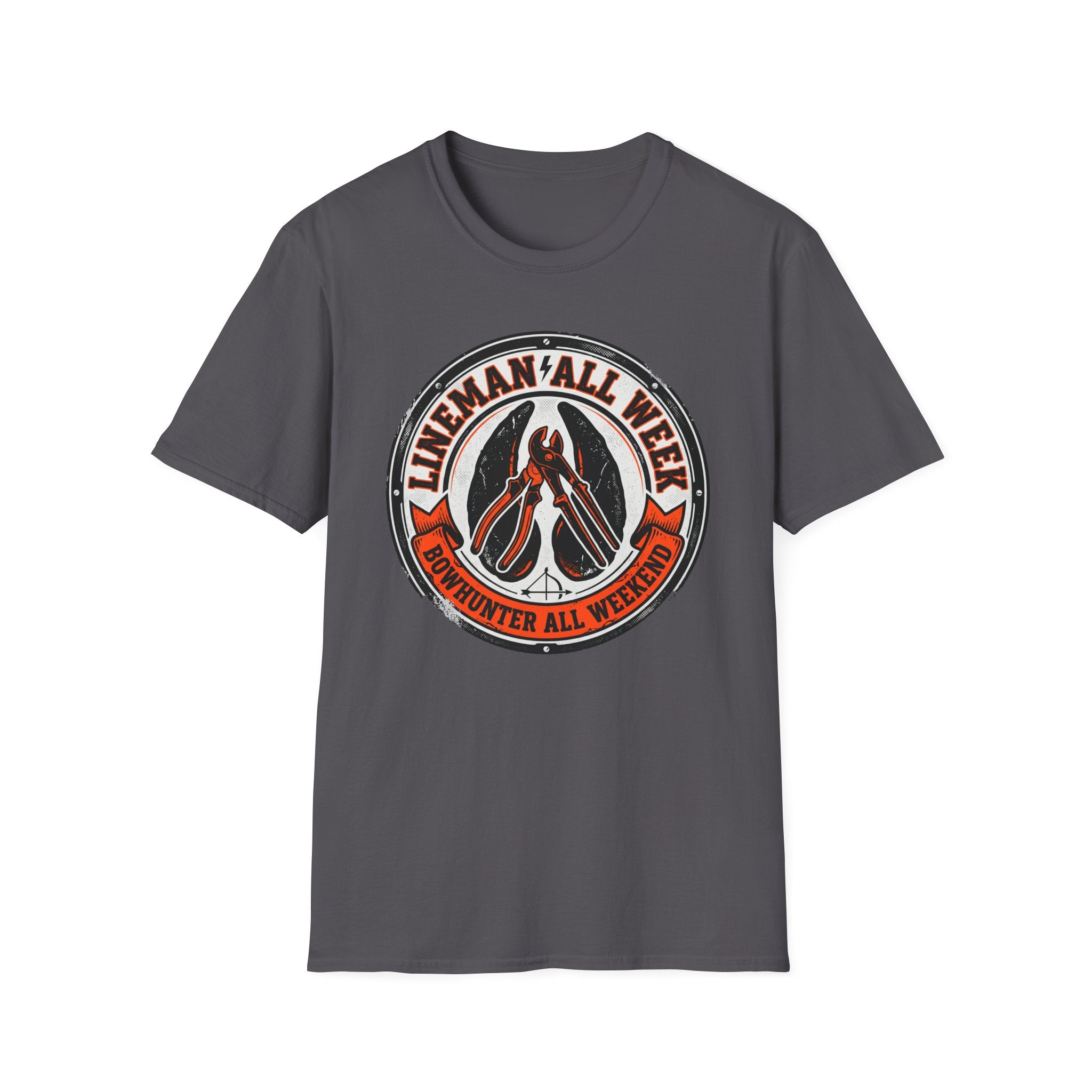 Lineman All Week Bowhunter All Weekend T-Shirt