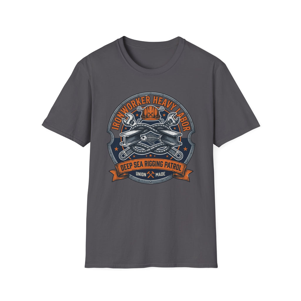 Ironworker Heavy Labor Deep Sea Rigging Patrol T-Shirt