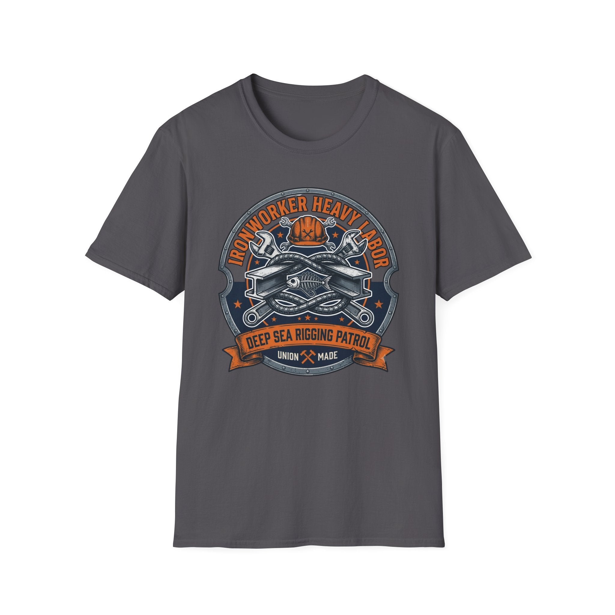 Ironworker Heavy Labor Deep Sea Rigging Patrol T-Shirt
