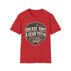 Grease, Grit & Gear Teeth Blue Collar Pride T-Shirt
