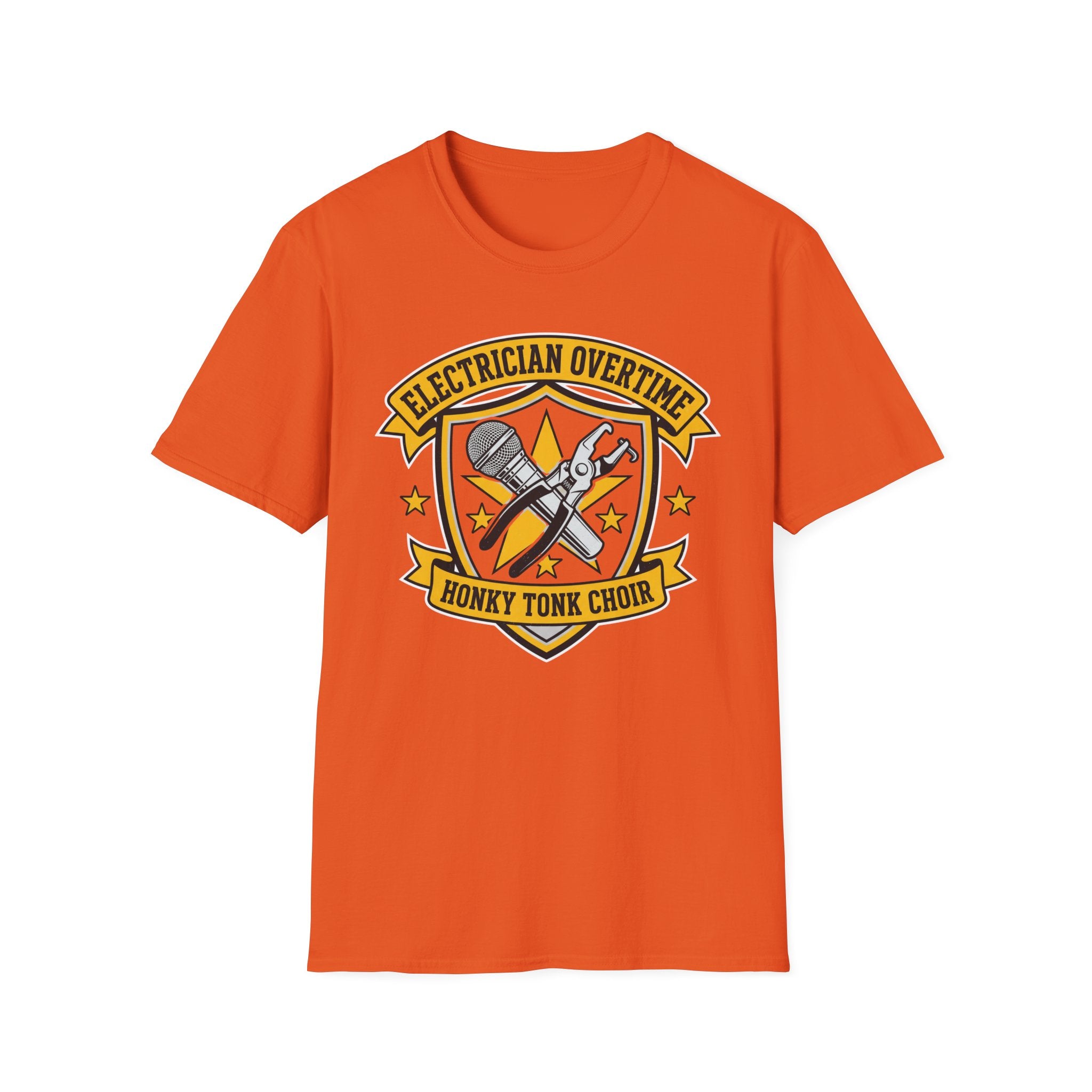 Electrician Overtime Honky Tonk Choir T-Shirt