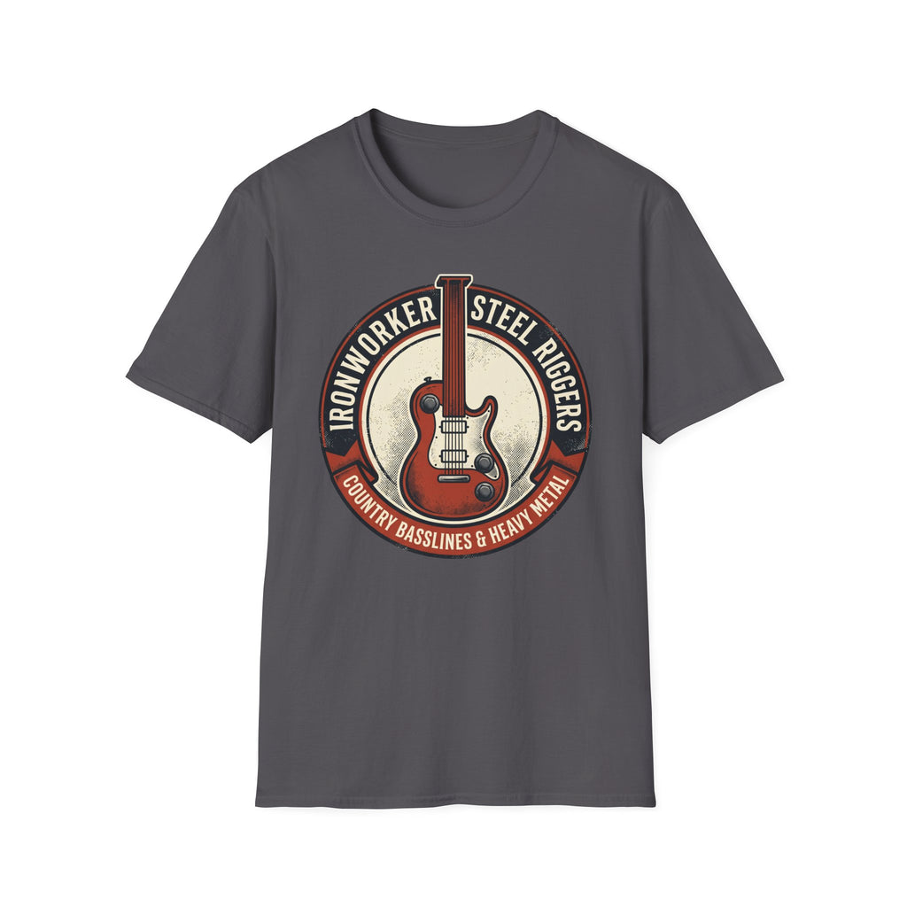 Ironworker Steel Riggers Country Basslines & Heavy Metal  T-Shirt