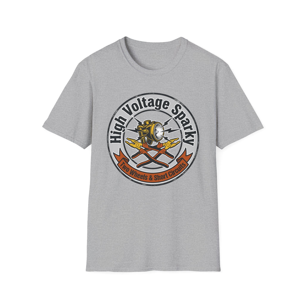 High Voltage Sparky Two Wheels & Short Circuits T-Shirt