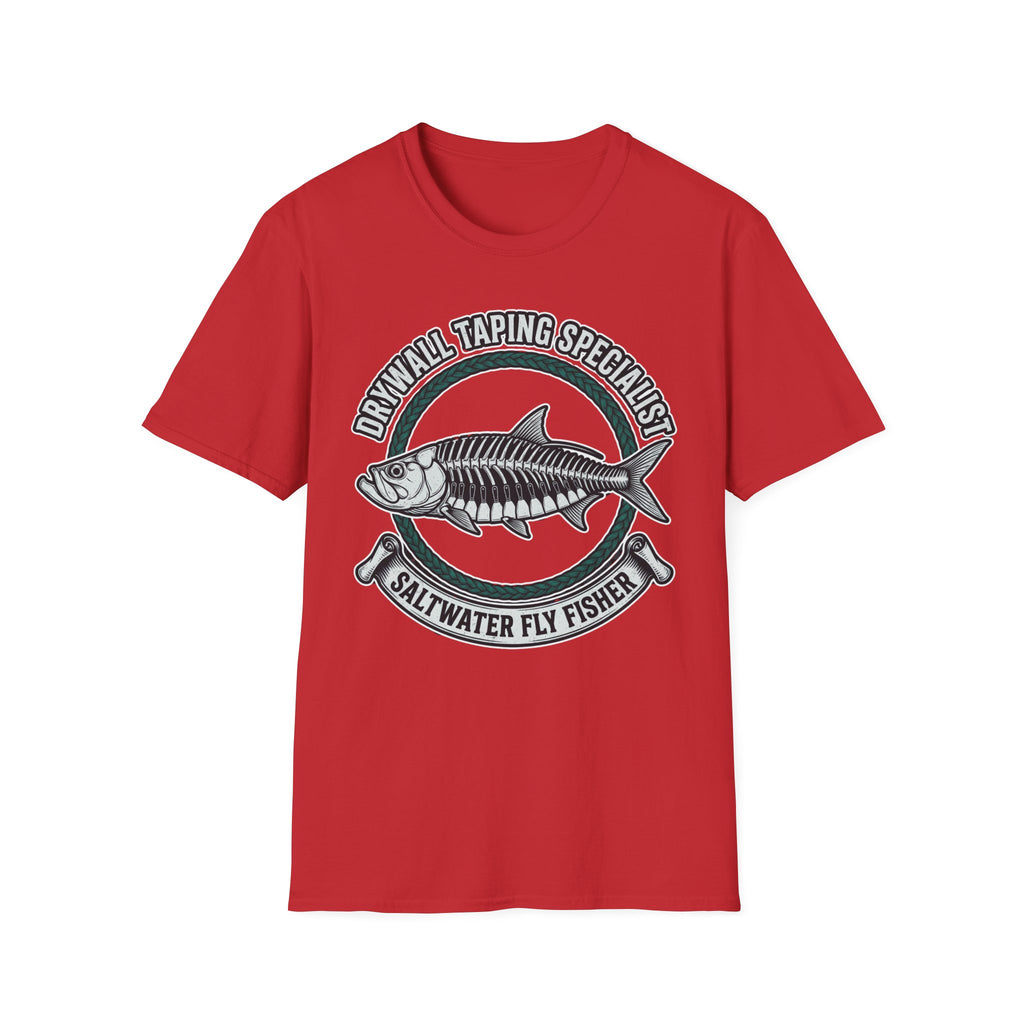 Drywall Taping Specialist Saltwater Fly Fisher  T-Shirt