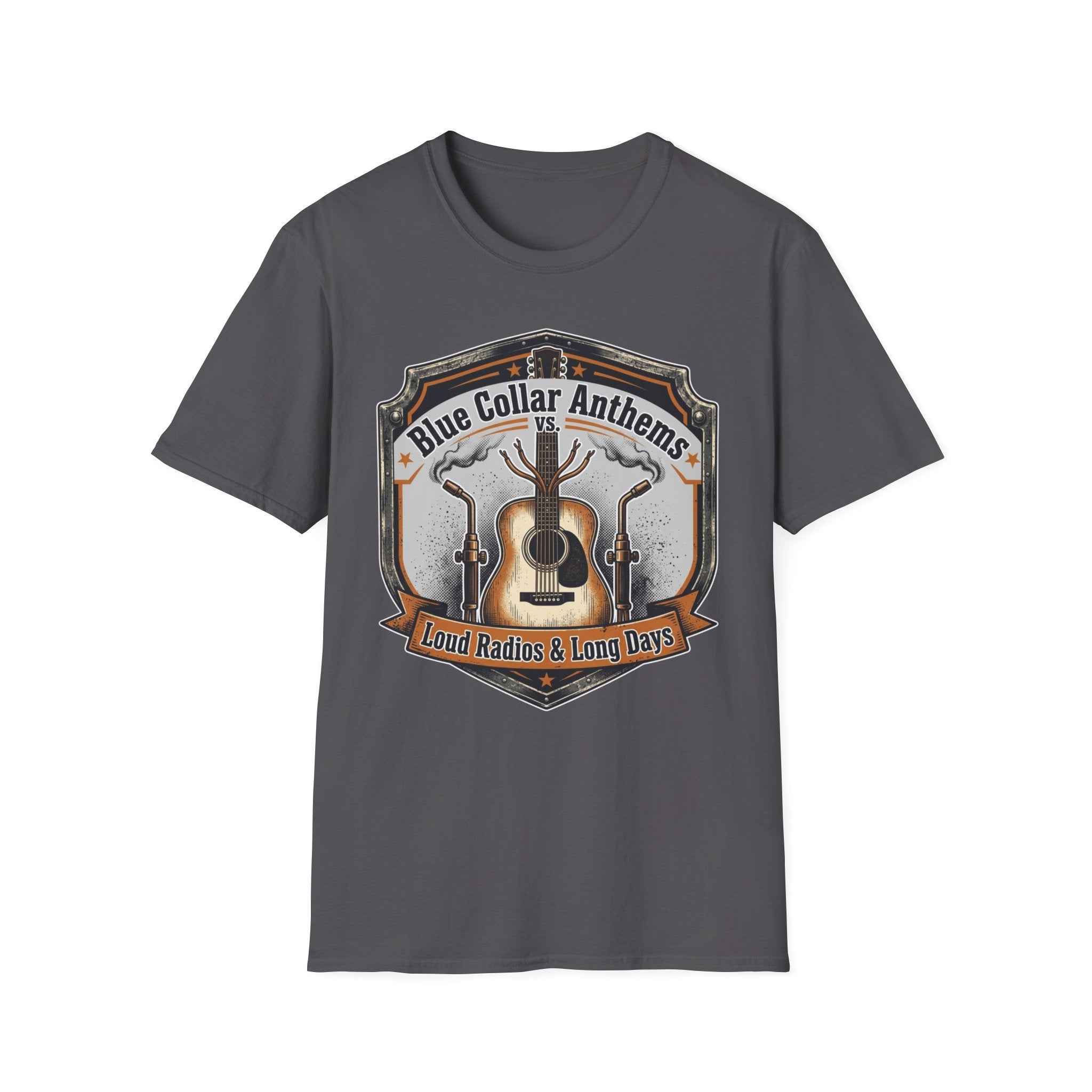 Blue Collar Anthems Loud Radios & Long Days T-Shirt