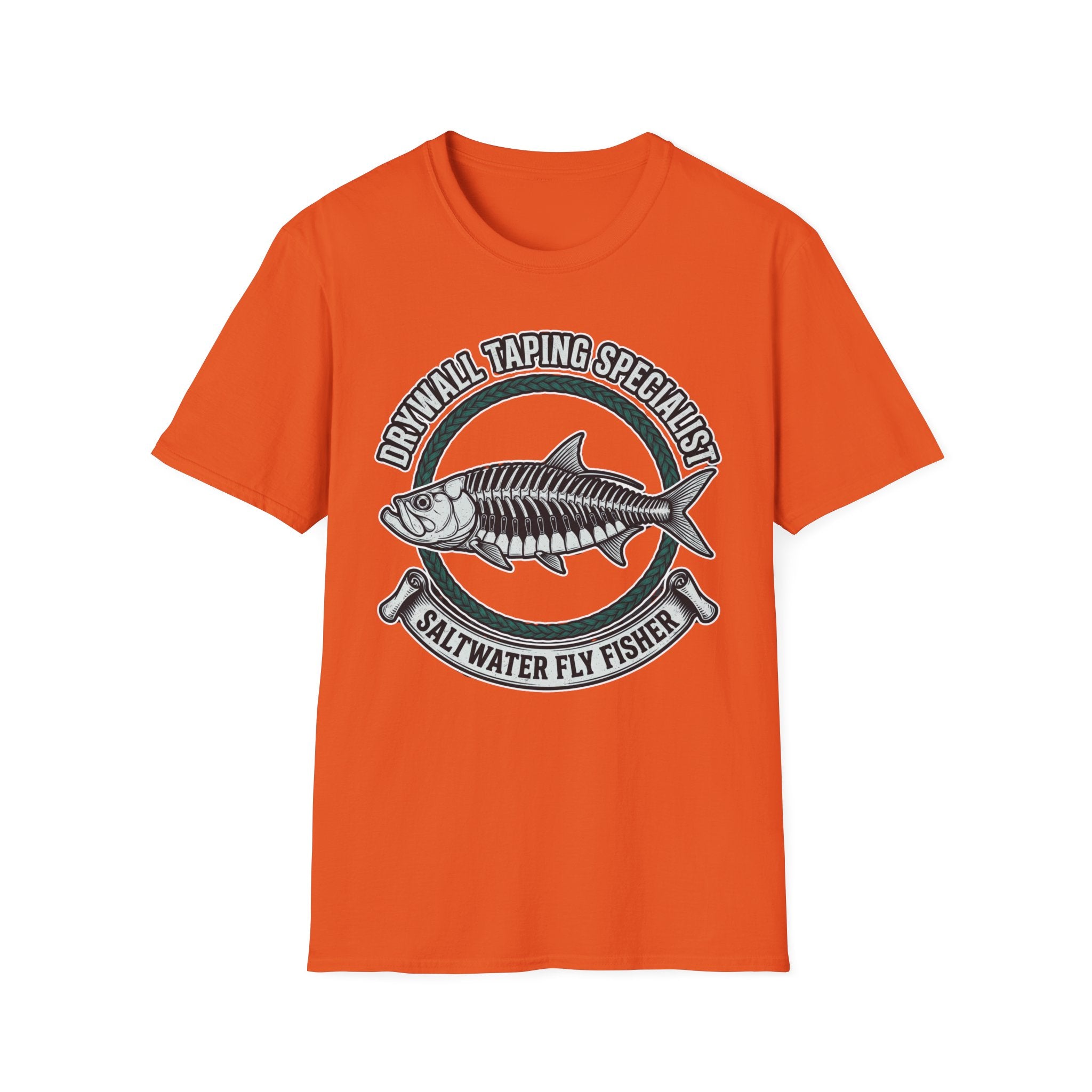 Drywall Taping Specialist Saltwater Fly Fisher  T-Shirt