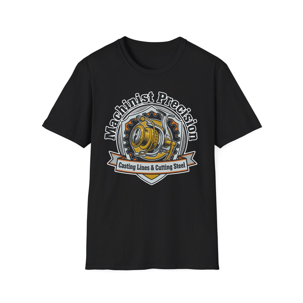 Machinist Precision Casting Lines & Cutting Steel T-Shirt