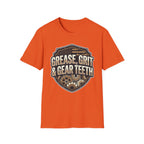 Grease, Grit & Gear Teeth Blue Collar Pride T-Shirt
