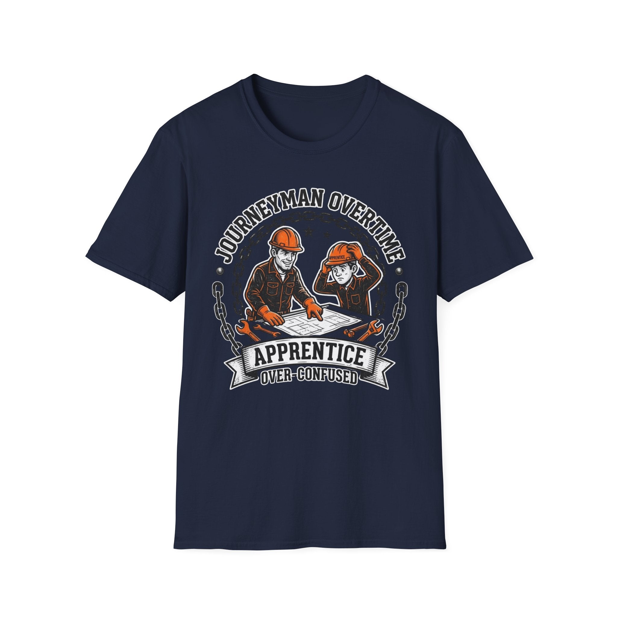 Journeyman Overtime Apprentice Over-Confused T-Shirt