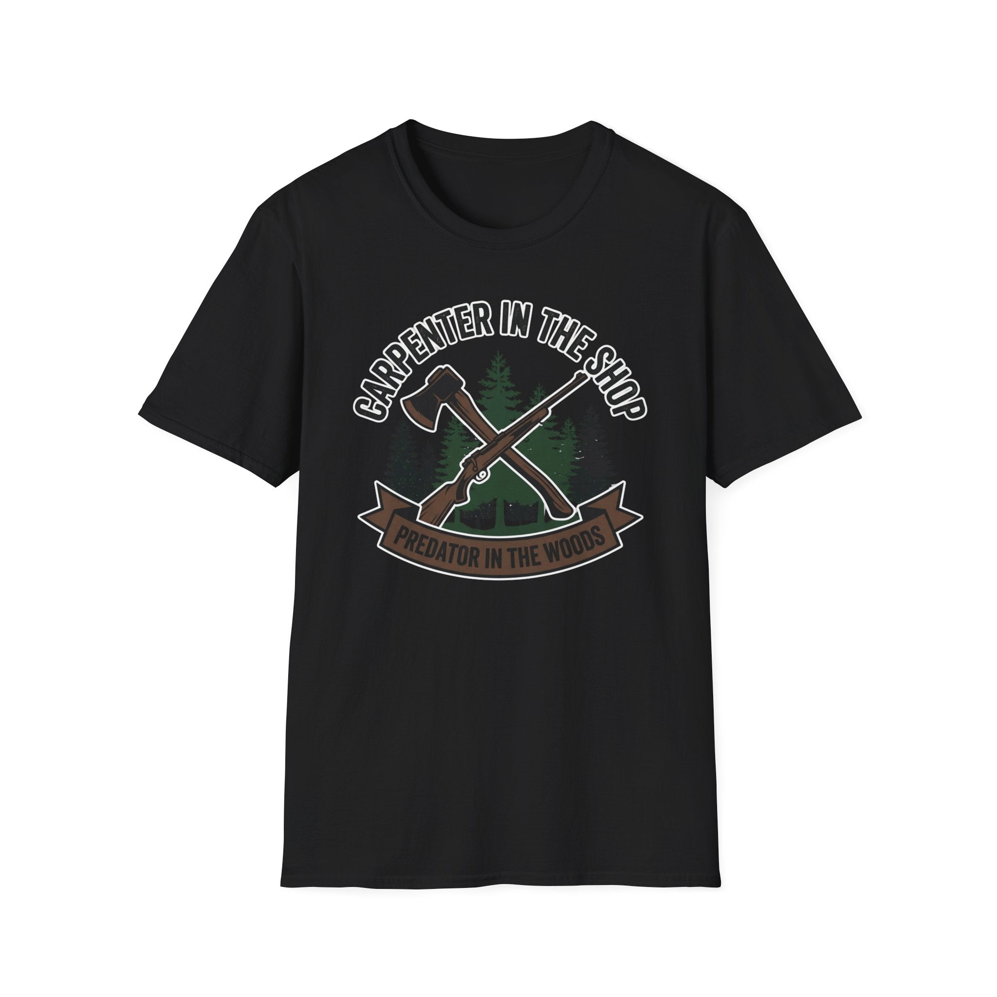 Carpenter In The Shop Predator In The Woods T-Shirt