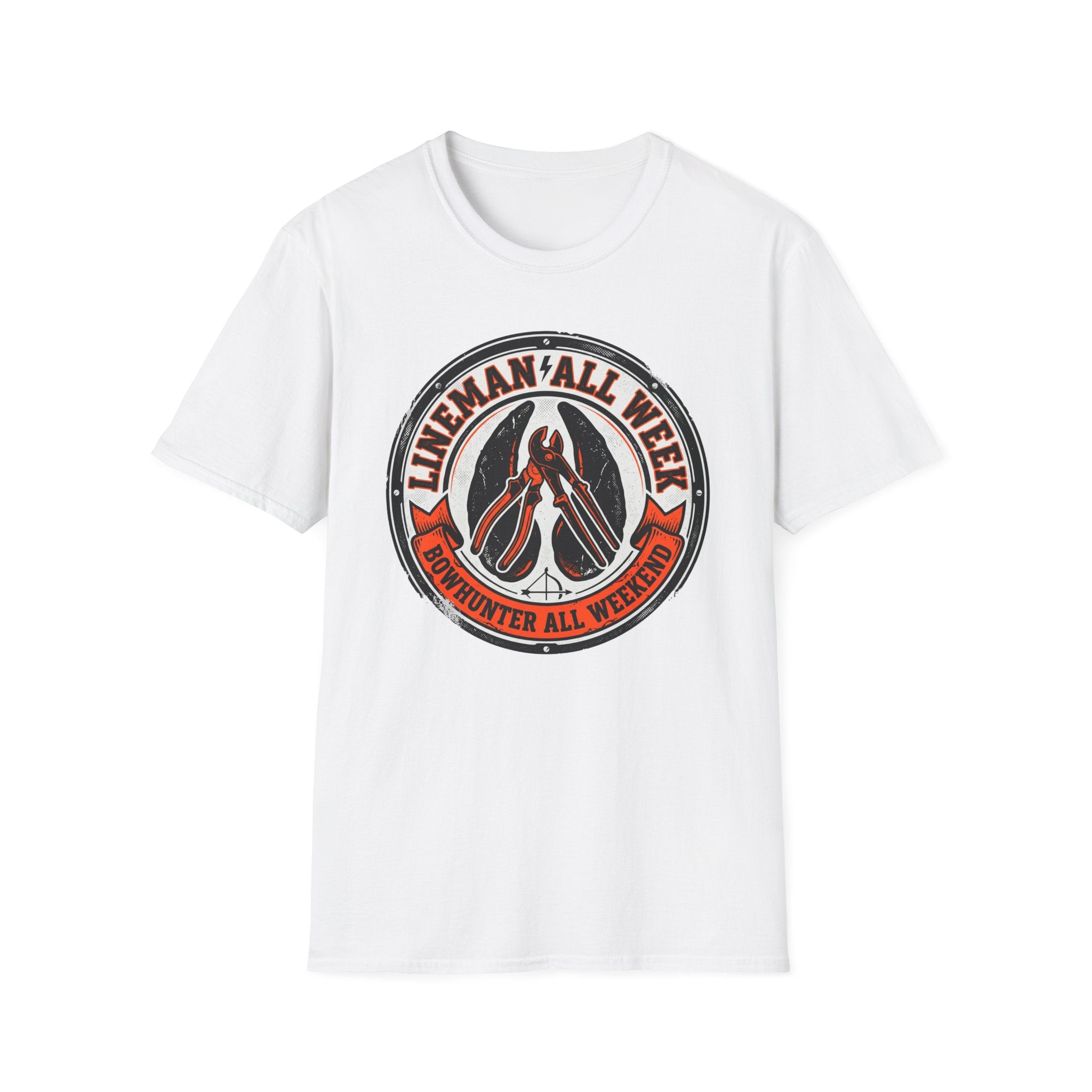 Lineman All Week Bowhunter All Weekend T-Shirt