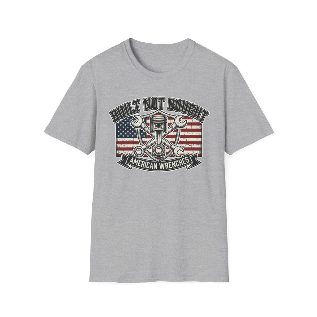 Built Not Bought American Wrenches T-Shirt