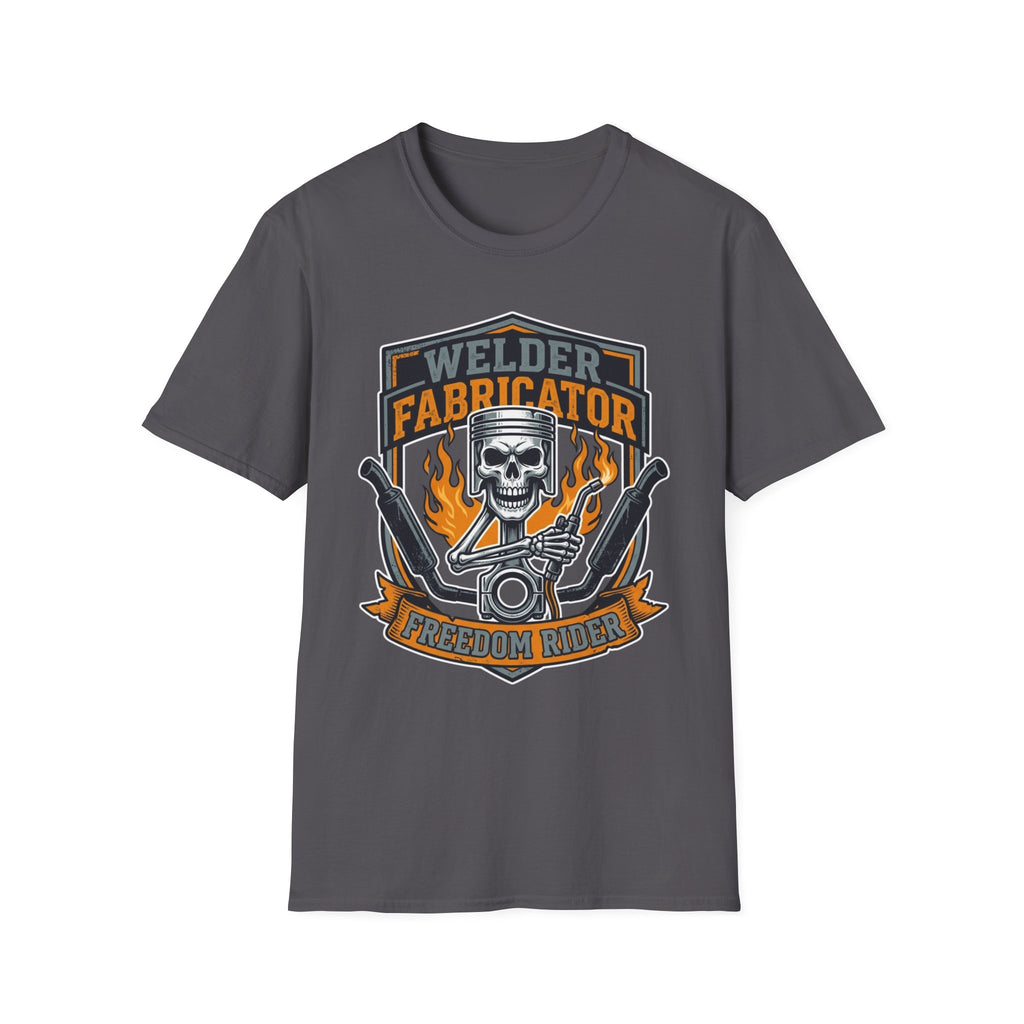 Welder Fabricator Freedom Rider T-Shirt