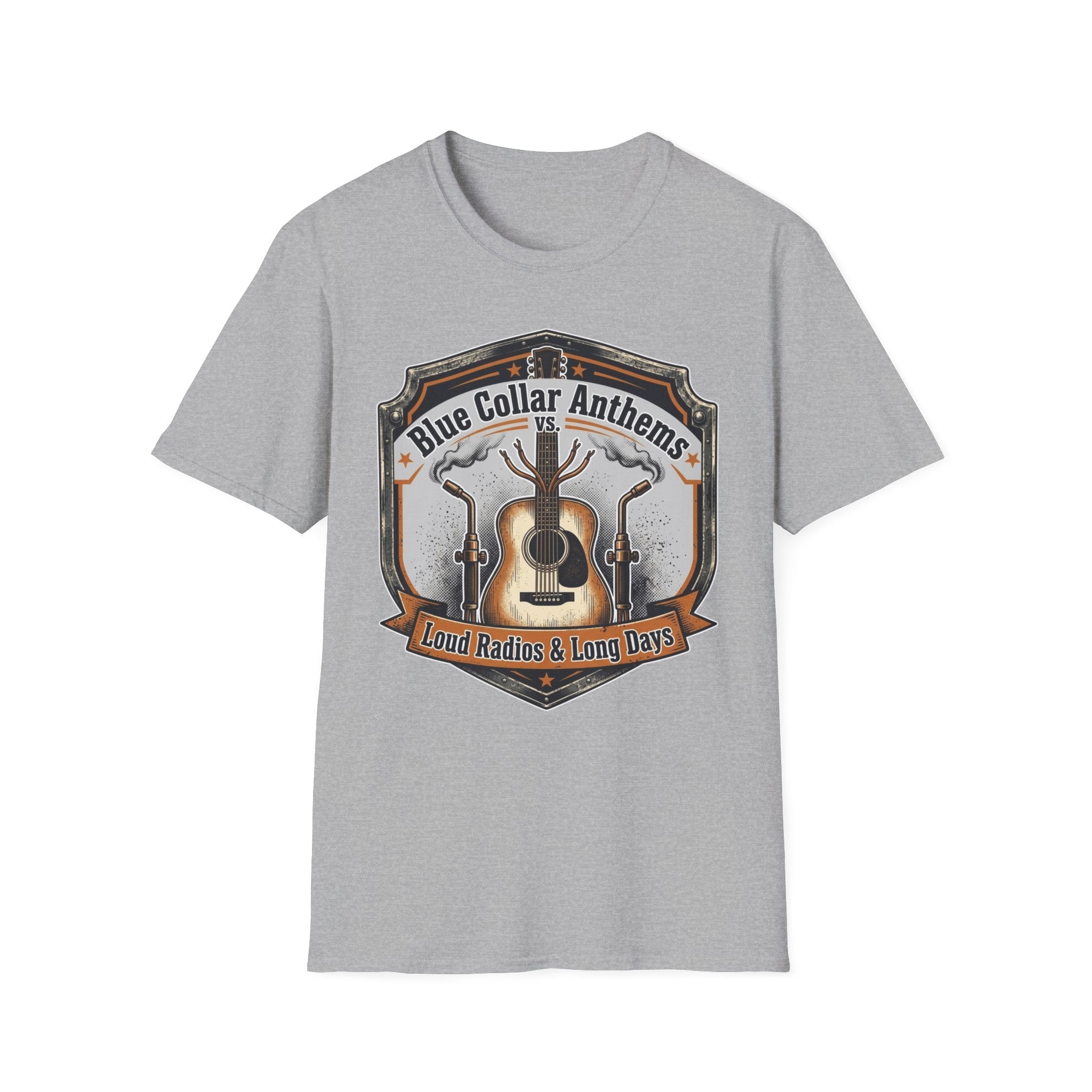 Blue Collar Anthems Loud Radios & Long Days T-Shirt