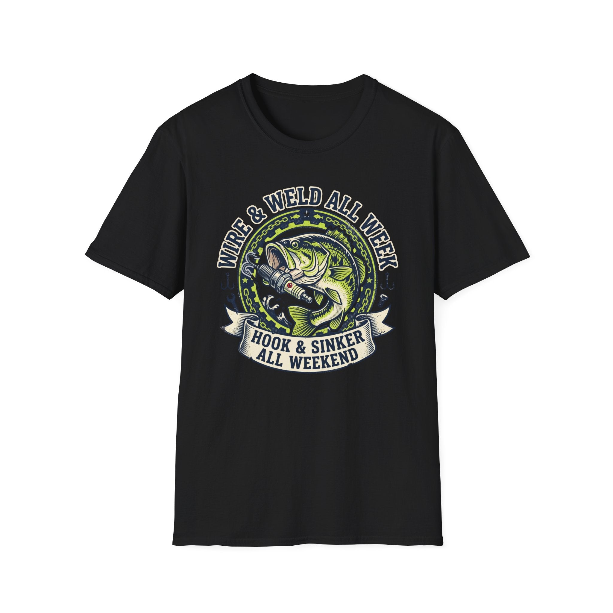 Wire & Weld All Week Hook & Sinker All Weekend T-Shirt