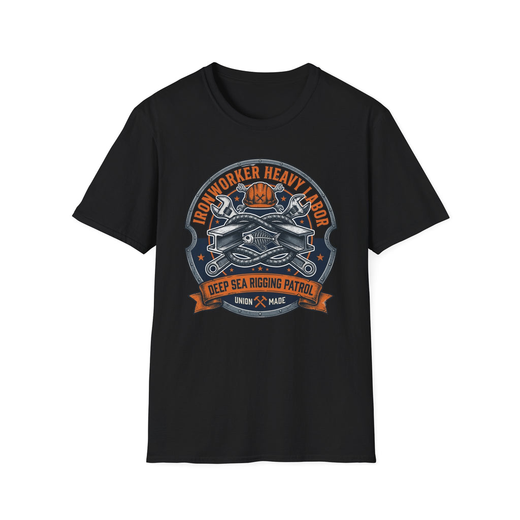 Ironworker Heavy Labor Deep Sea Rigging Patrol T-Shirt