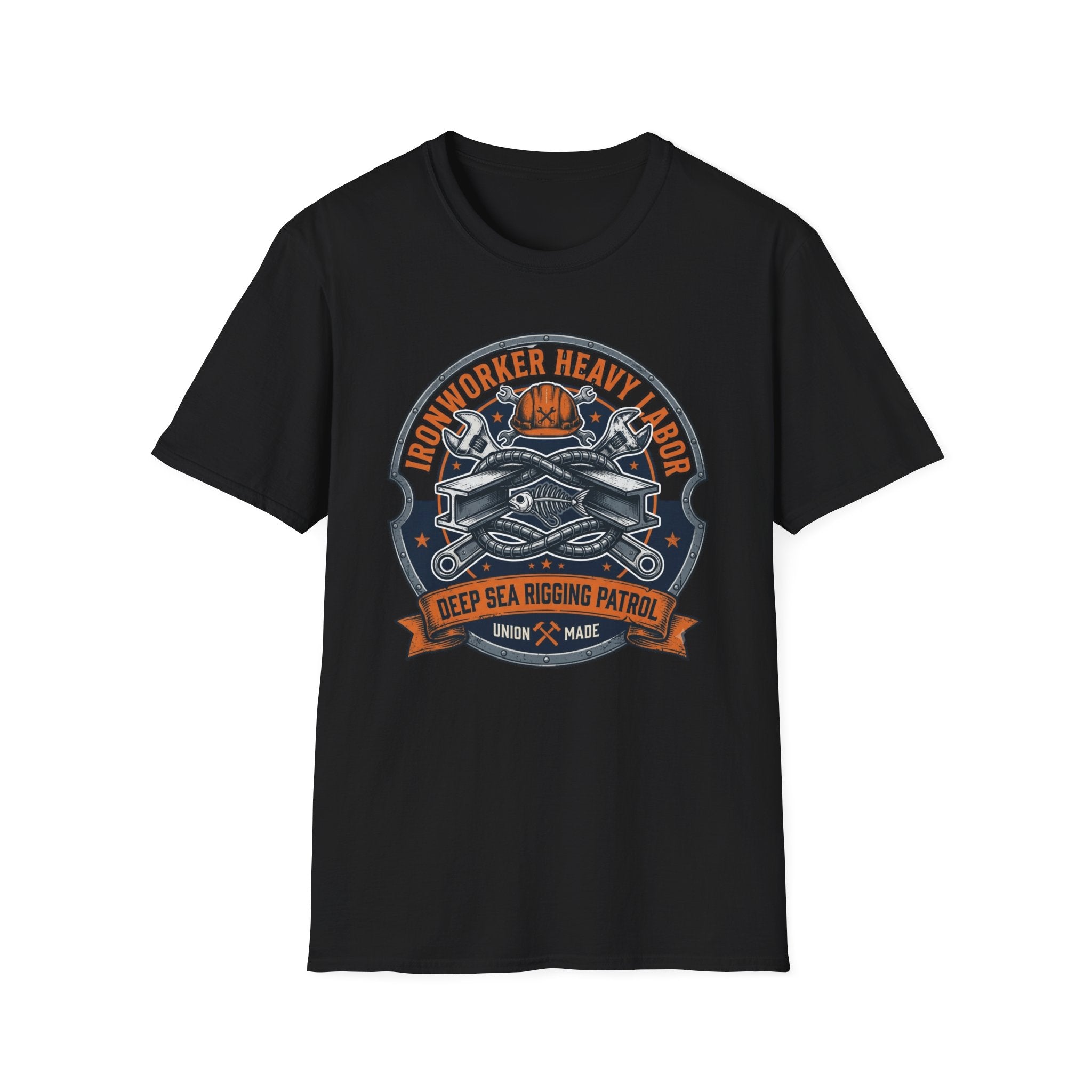 Ironworker Heavy Labor Deep Sea Rigging Patrol T-Shirt