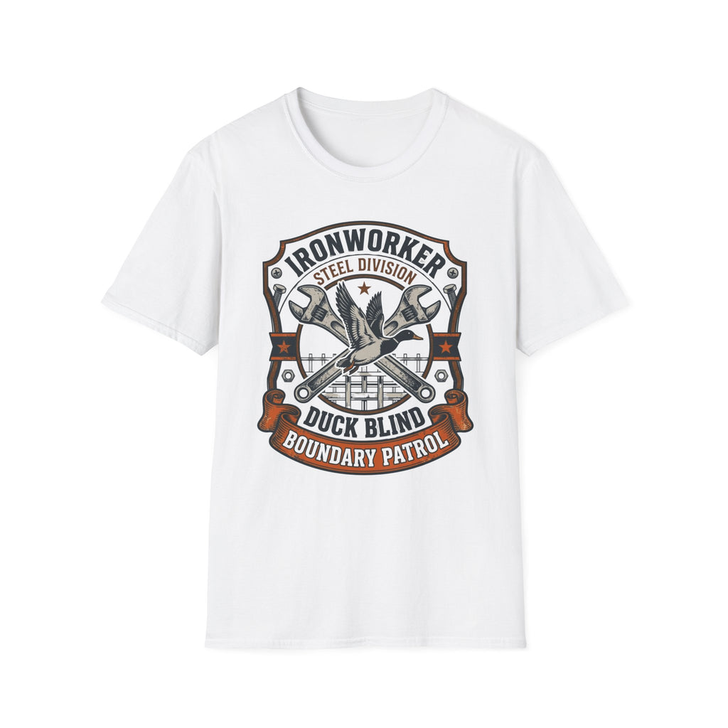 Ironworker Steel Division Duck Blind Boundary Patrol T-Shirt