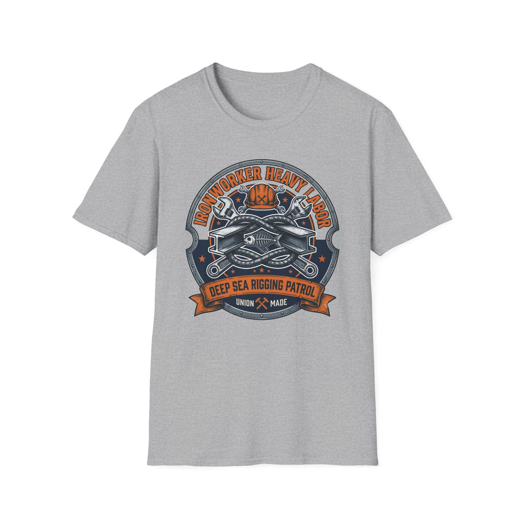 Ironworker Heavy Labor Deep Sea Rigging Patrol T-Shirt