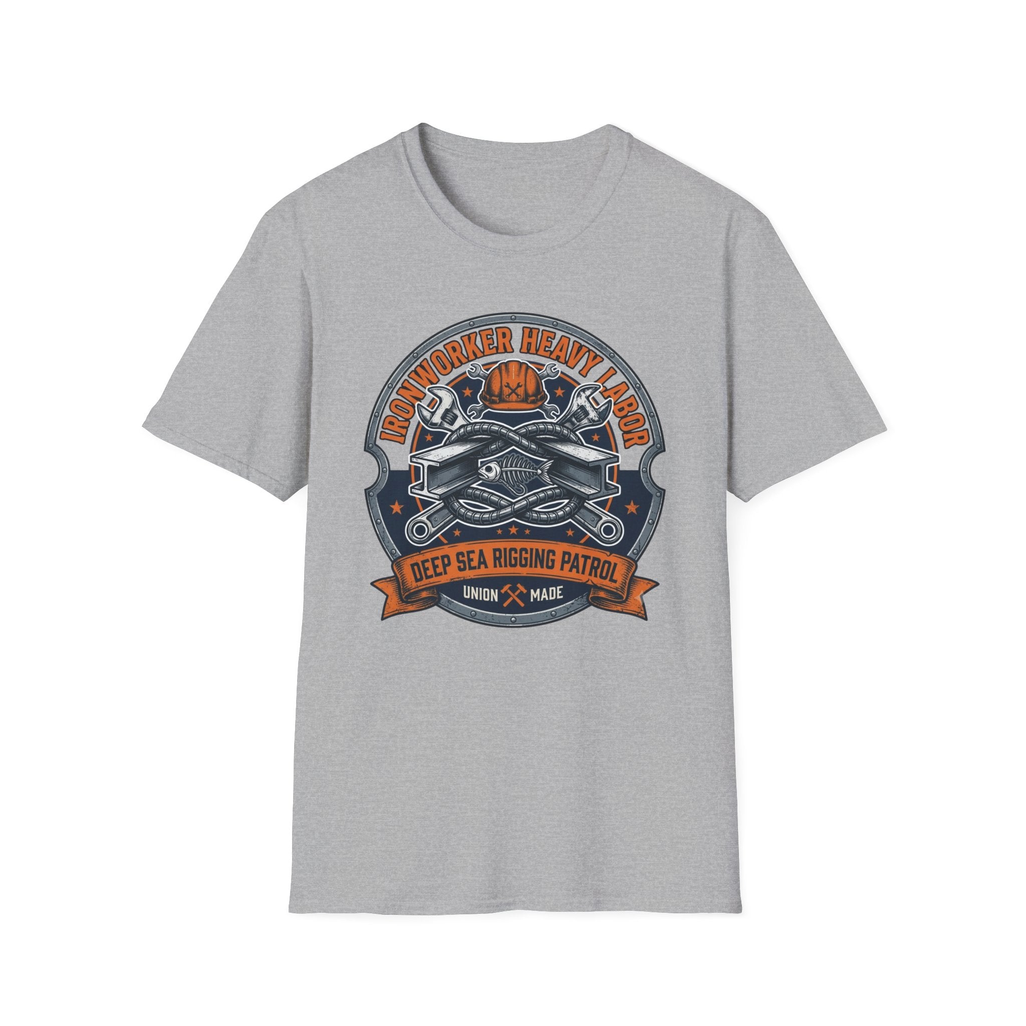 Ironworker Heavy Labor Deep Sea Rigging Patrol T-Shirt