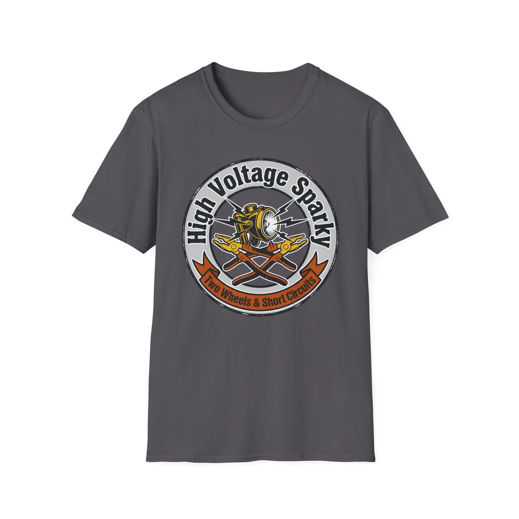 High Voltage Sparky Two Wheels & Short Circuits T-Shirt