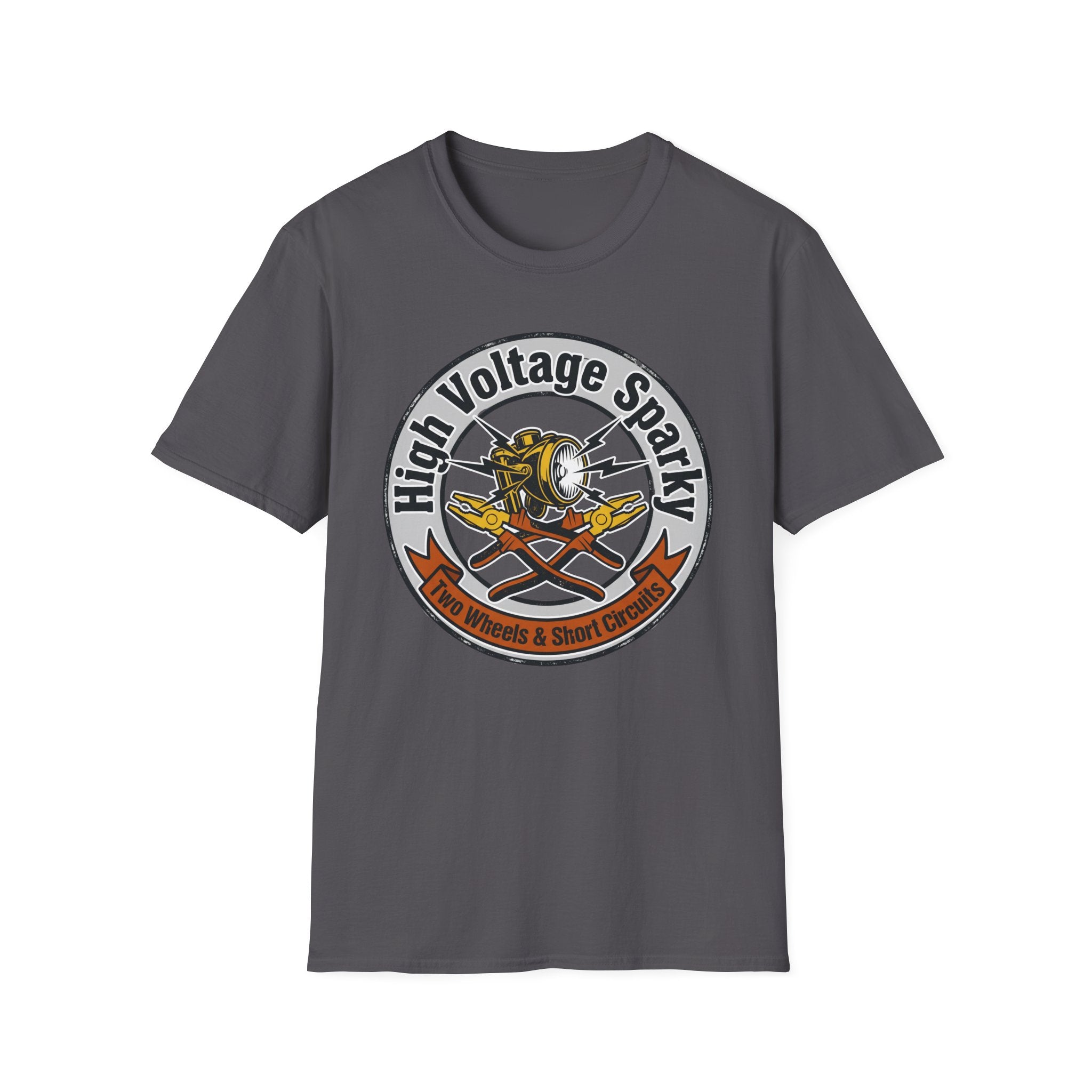 High Voltage Sparky Two Wheels & Short Circuits T-Shirt