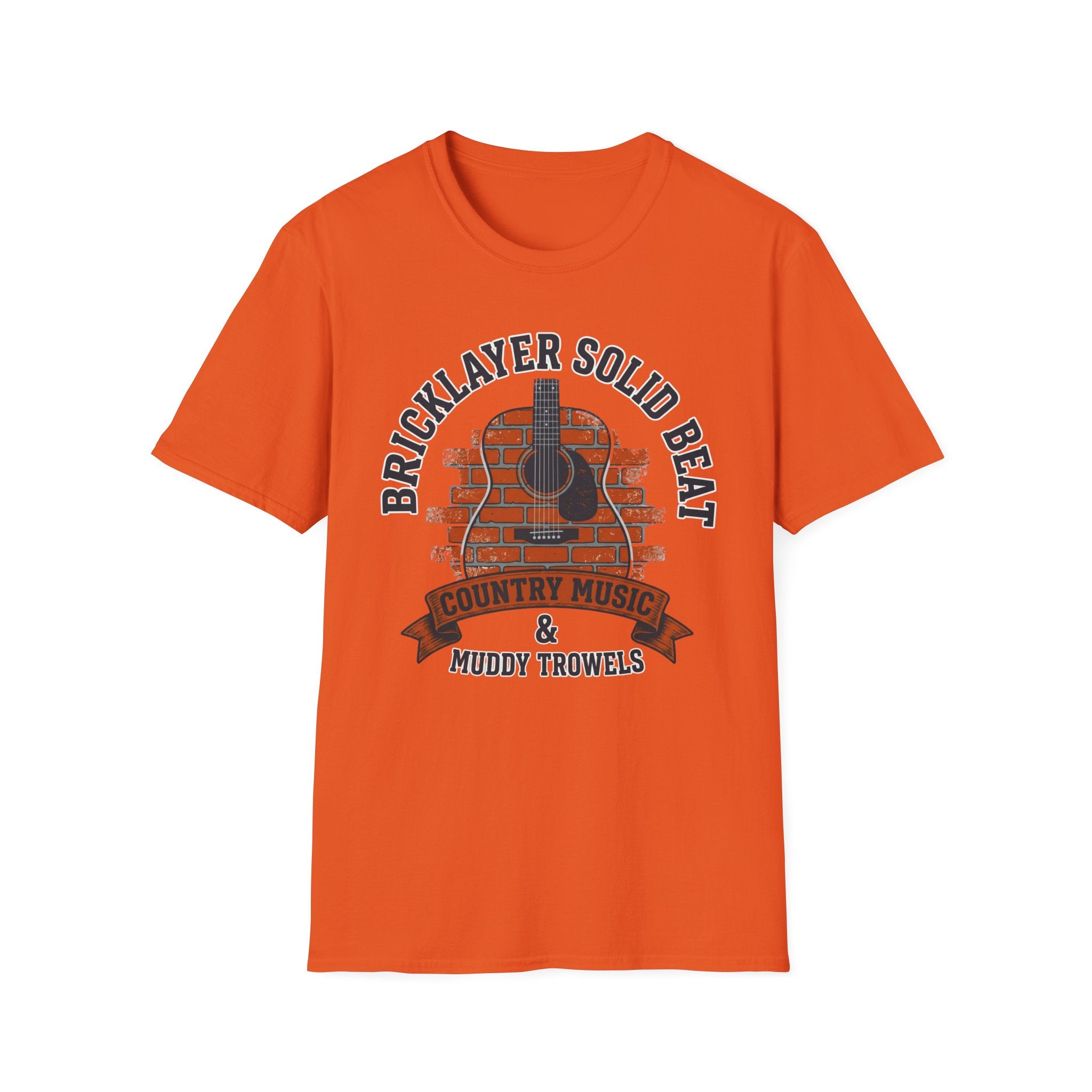 Bricklayer Solid Beat Country Music & Muddy Trowels T-Shirt