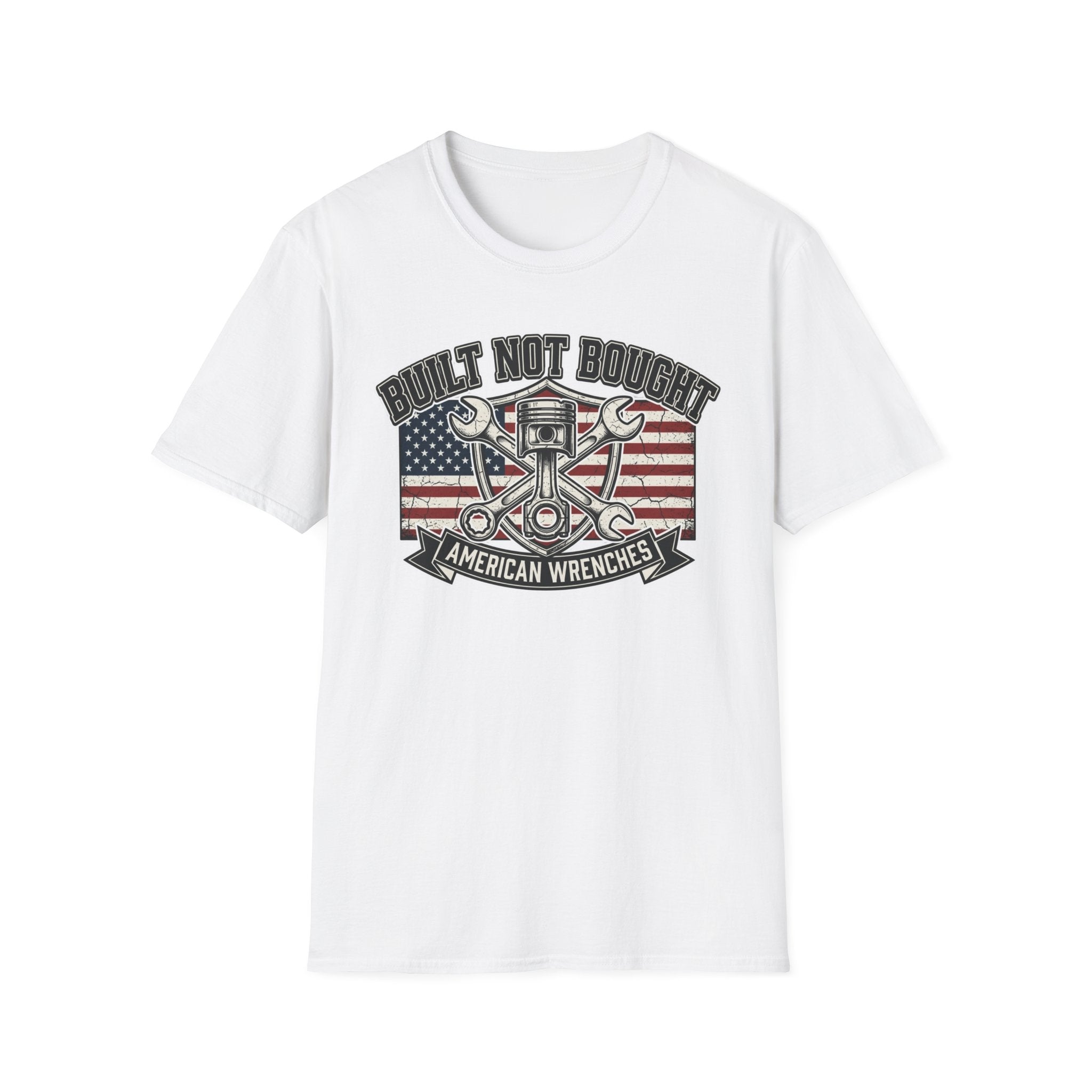 Built Not Bought American Wrenches T-Shirt