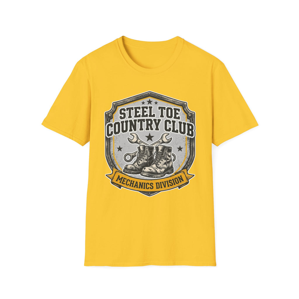 Steel Toe Country Club Mechanics Division T-Shirt