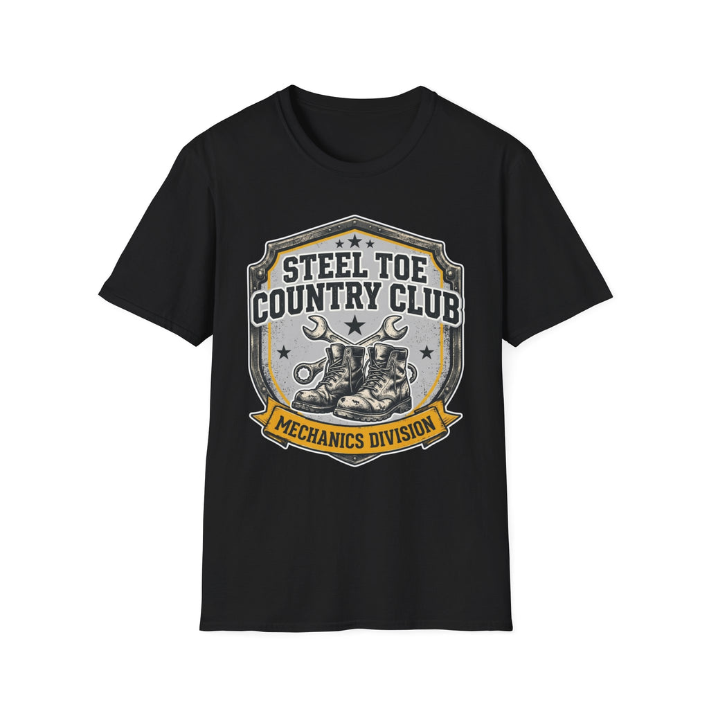 Steel Toe Country Club Mechanics Division T-Shirt