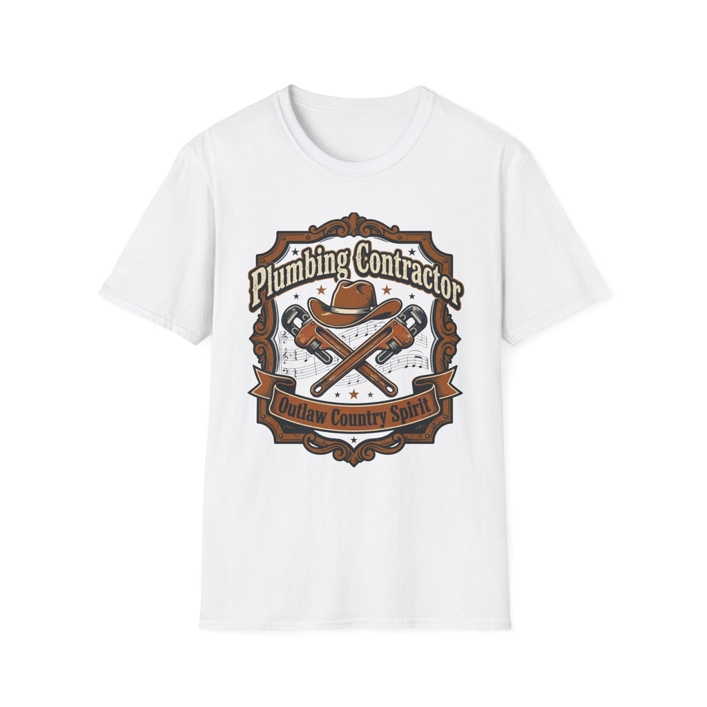 Plumber Contractor Outlaw Country Spirit T-Shirt