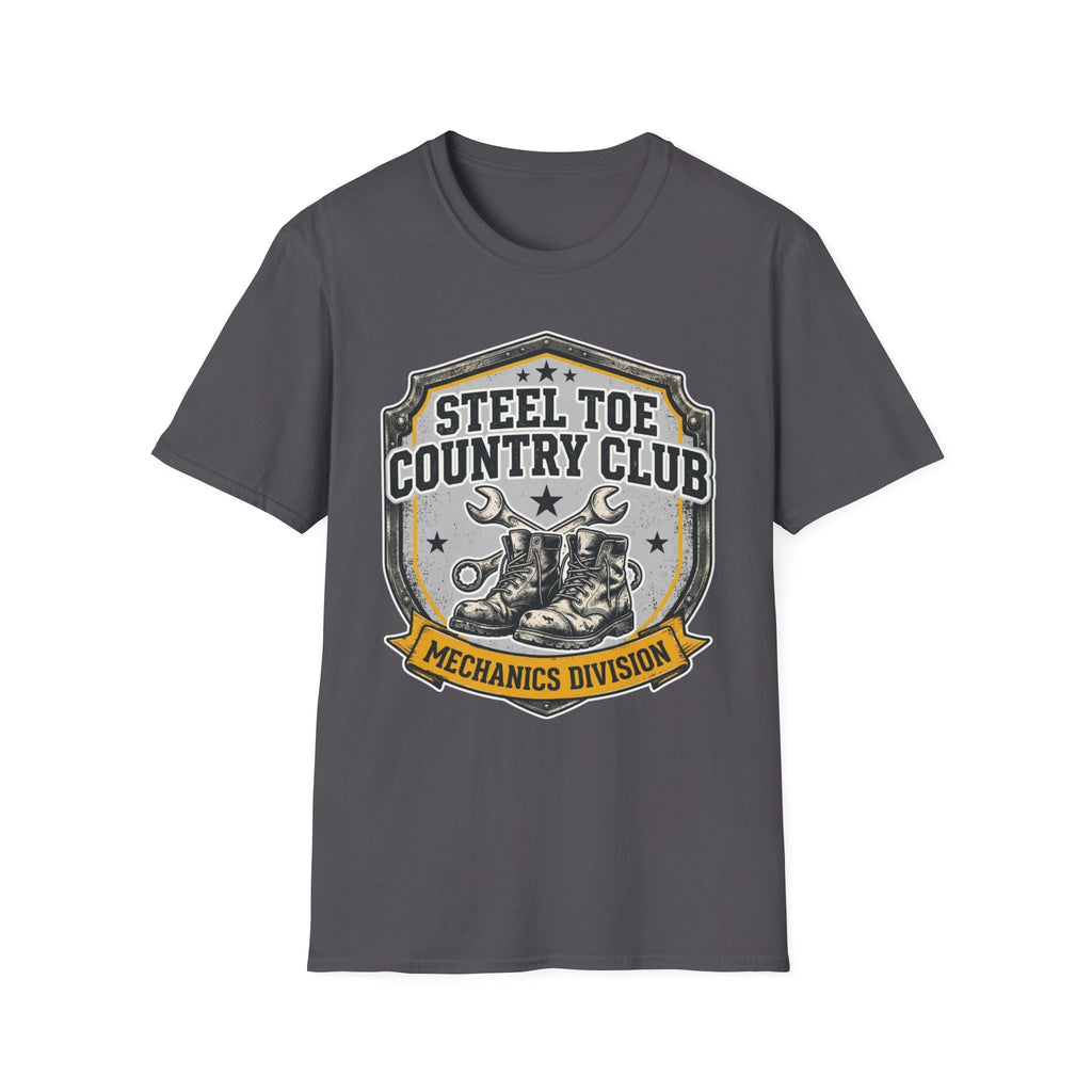 Steel Toe Country Club Mechanics Division T-Shirt