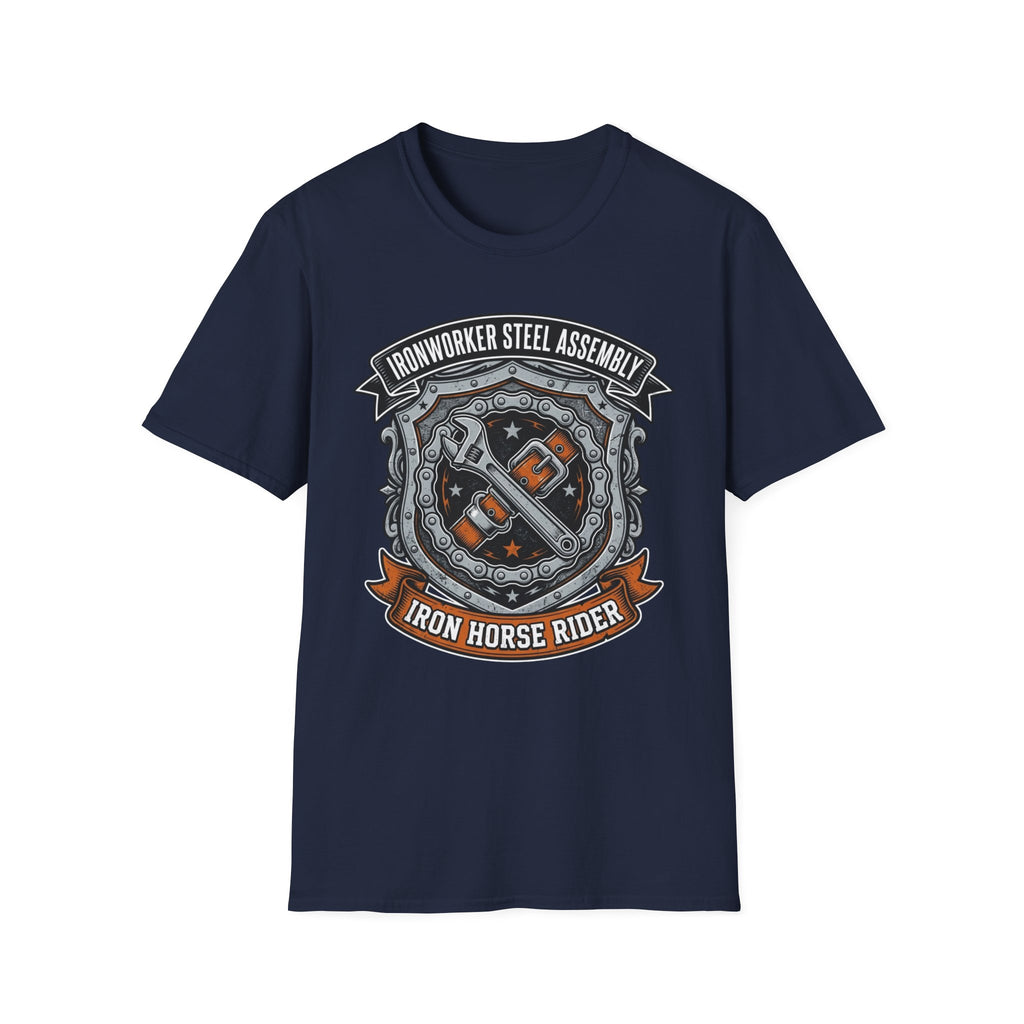 Ironworker Steel Assembly Iron Horse Rider T-Shirt