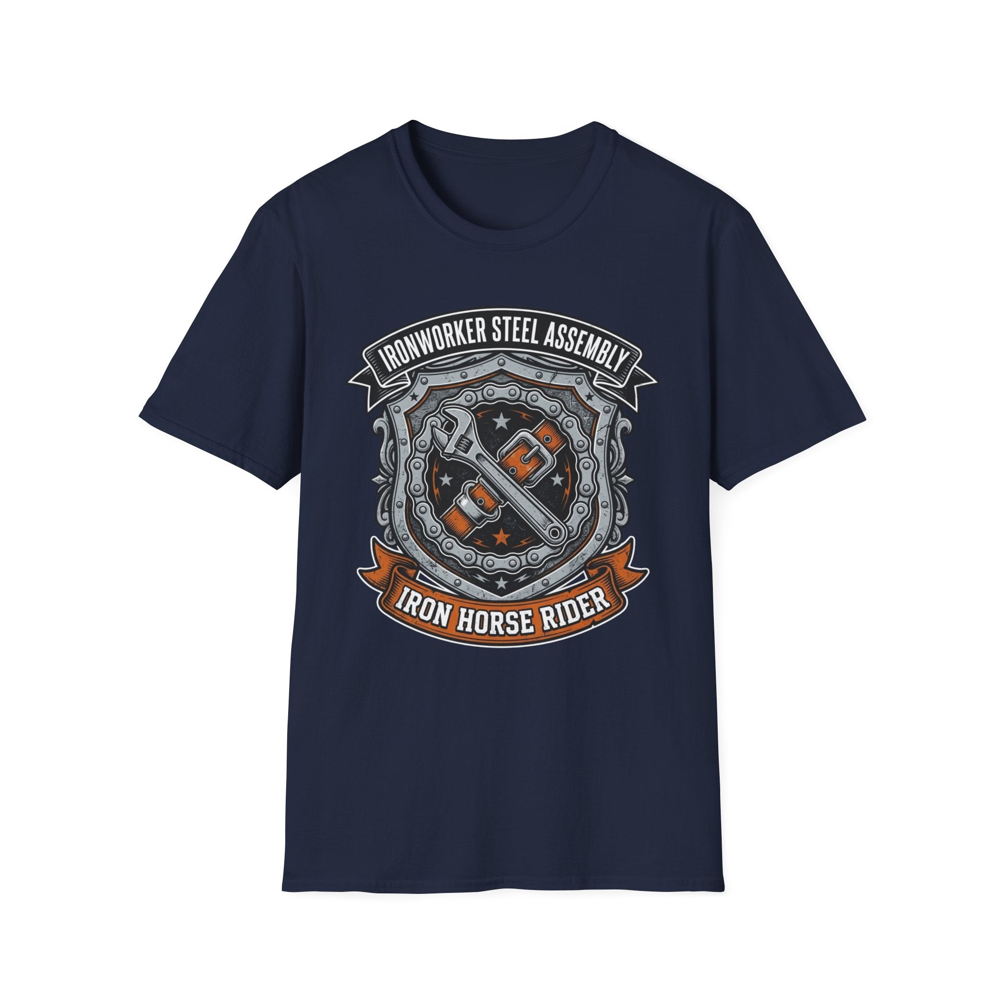 Ironworker Steel Assembly Iron Horse Rider T-Shirt