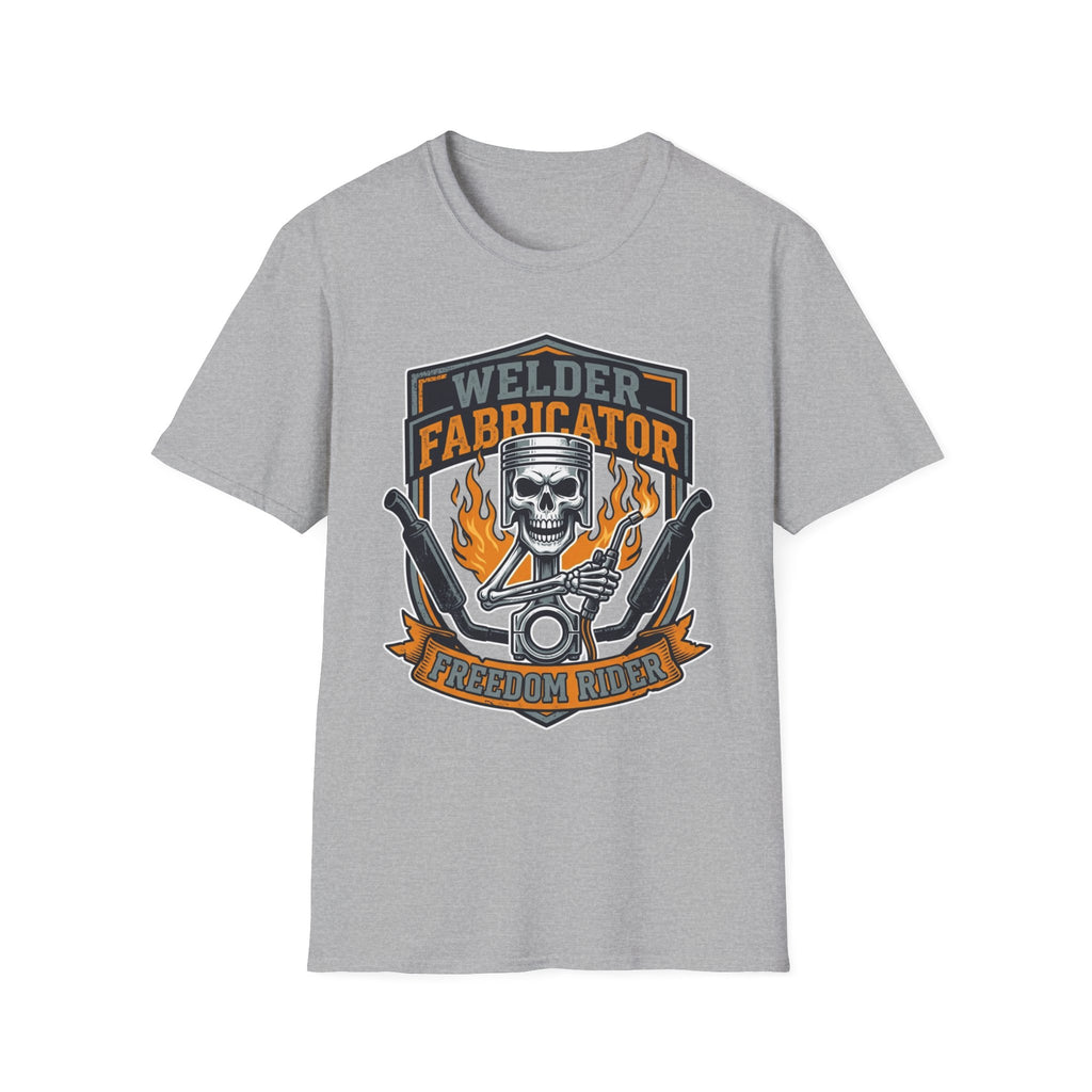 Welder Fabricator Freedom Rider T-Shirt