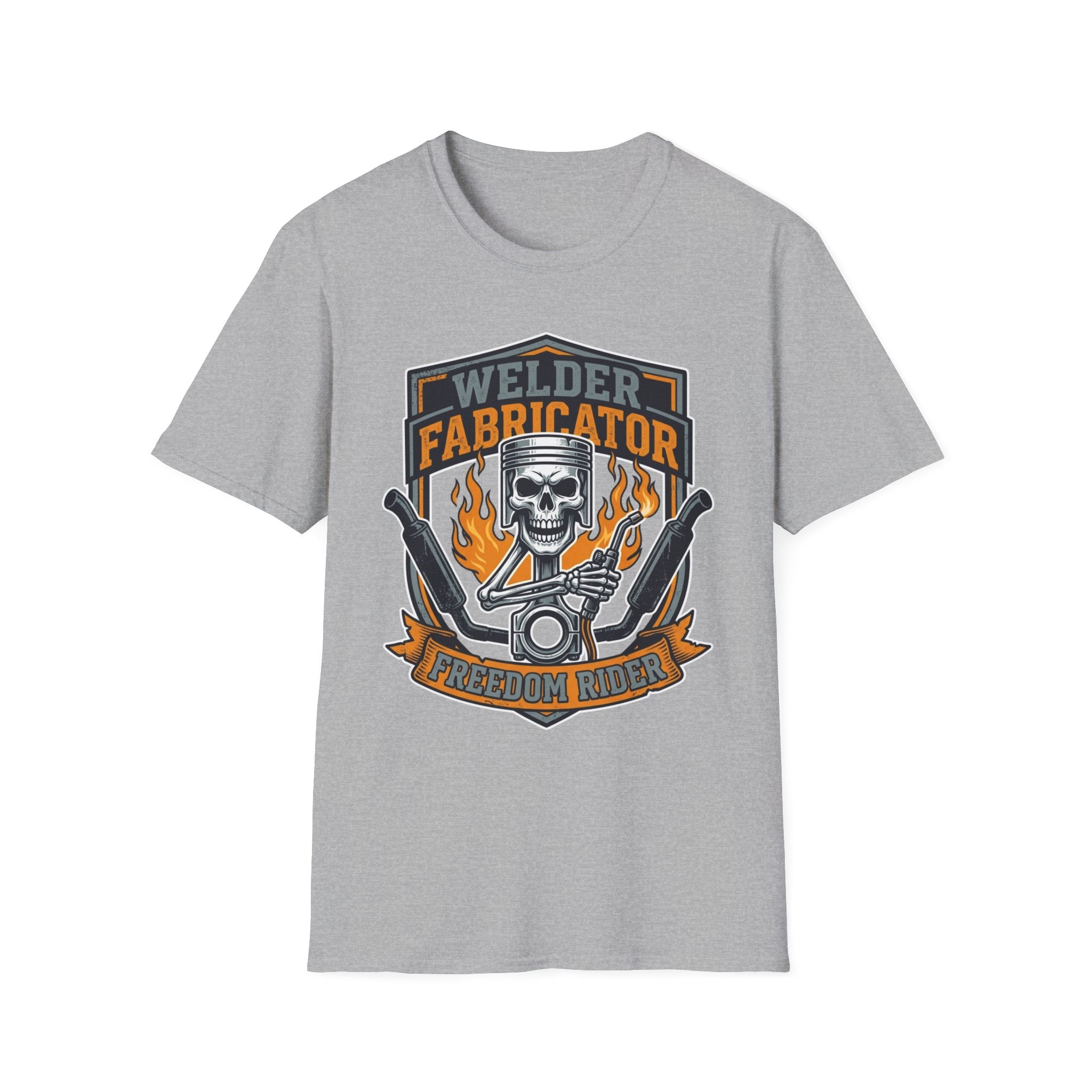 Welder Fabricator Freedom Rider T-Shirt