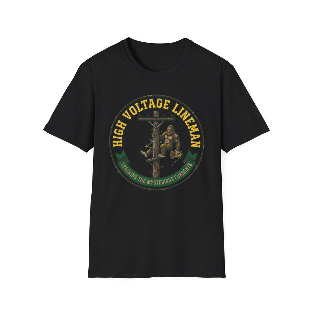 High Voltage Lineman Tracking The Mysterious Currents T-Shirt