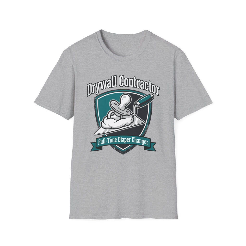 Drywall Contractor Full-Time Diaper Changer T-Shirt