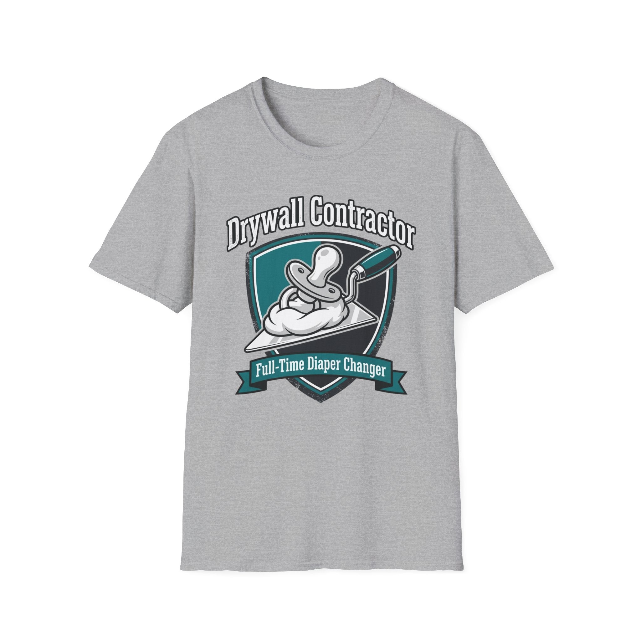Drywall Contractor Full-Time Diaper Changer T-Shirt