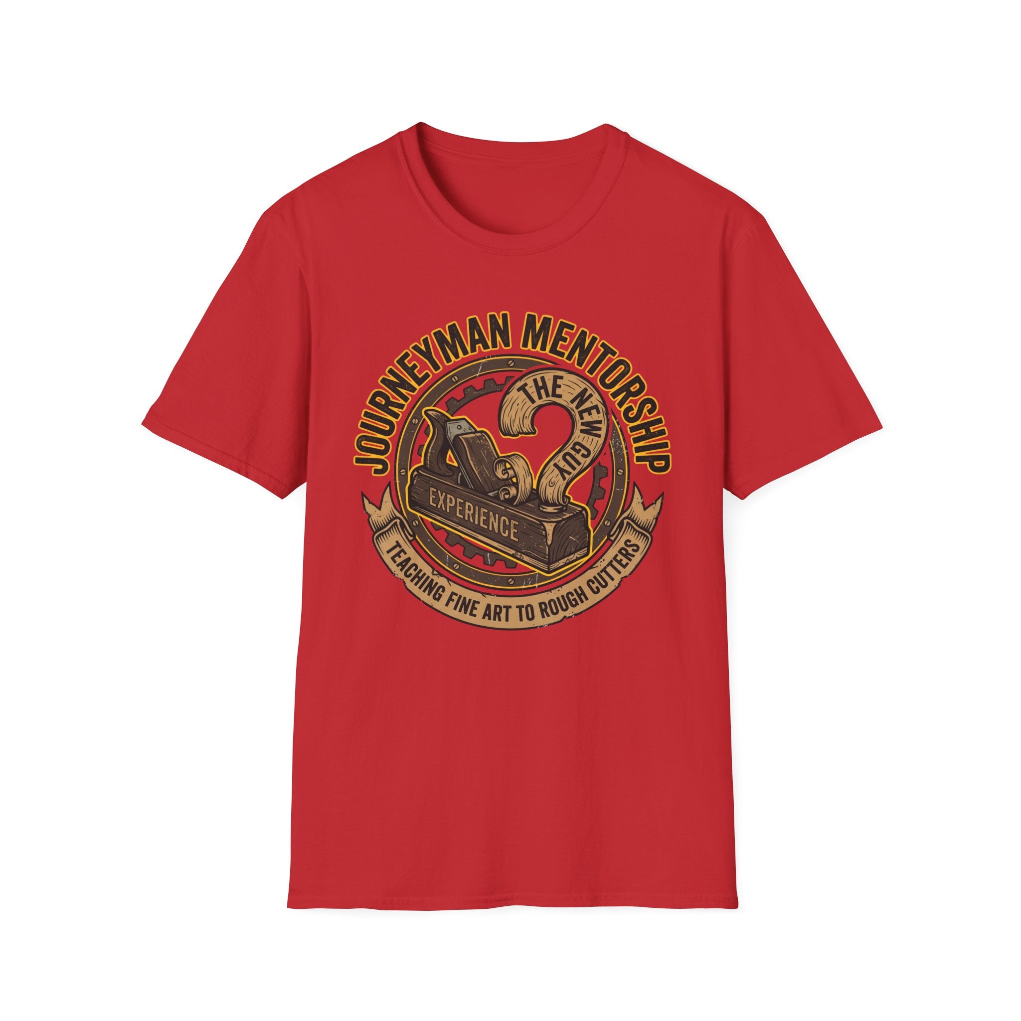 Journeyman Mentorship Teaching Fine Art To Rough Cutters T-Shirt
